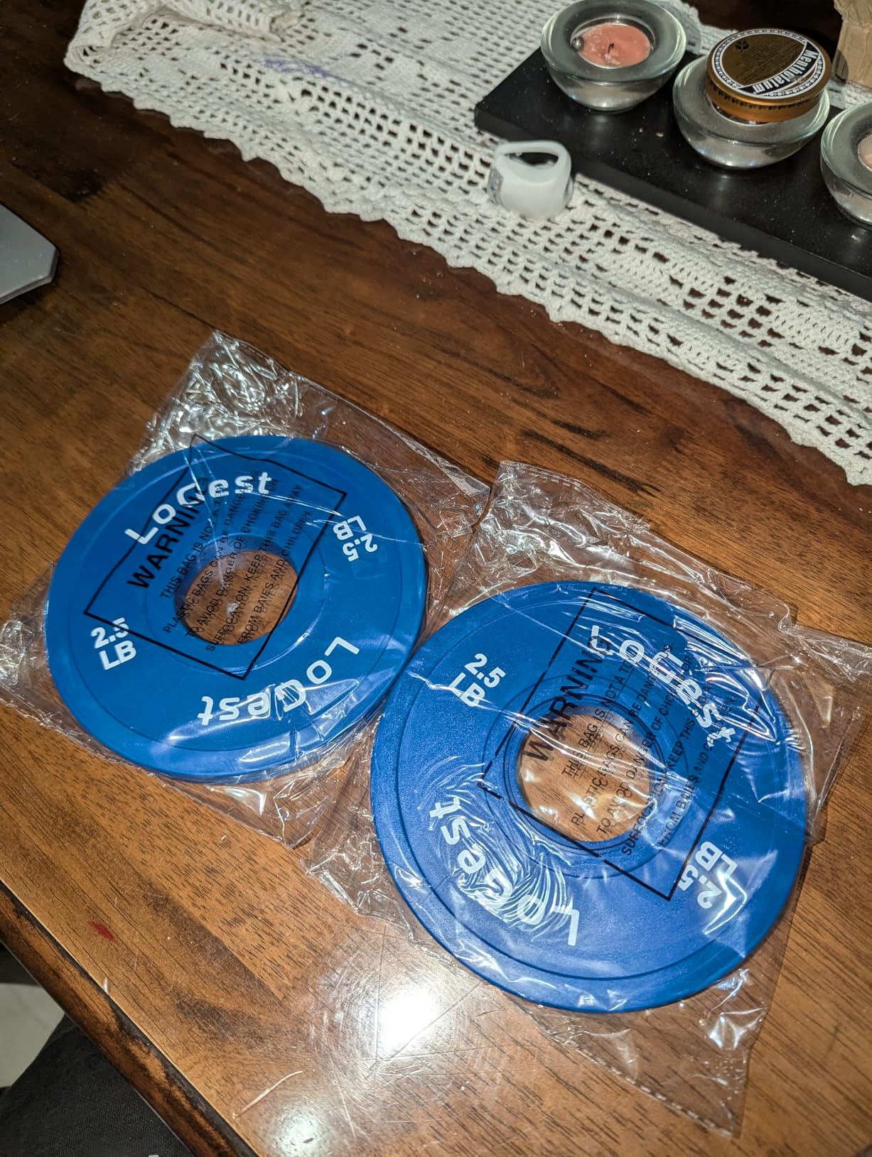 Logest Change Weight Plates 0.50LB 1.25LB 2.5LB 5LB Set Weight Plates for Olympic Bars Perfect for Strength Training Weight Plates Exercise Balance Increase Fractional Plate Olympic Bumper Plates customer photo 2