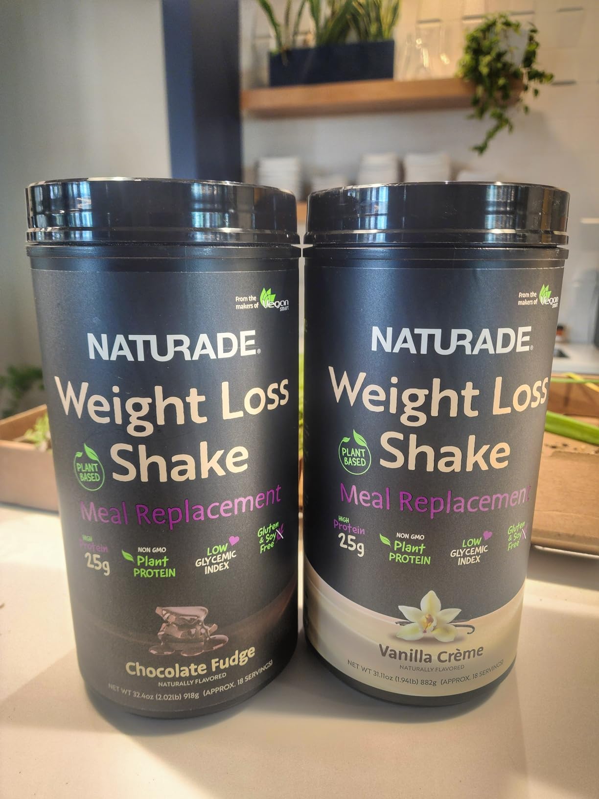 Plant-Based Meal Replacement Shake | 25g Complete Protein, Fiber & 18 Vitamins | Creamy Vanilla | Low Sugar Nutrition to Support Daily Wellness, Balance & Satiety | Naturade Weight Loss - 31.1 oz customer photo 1