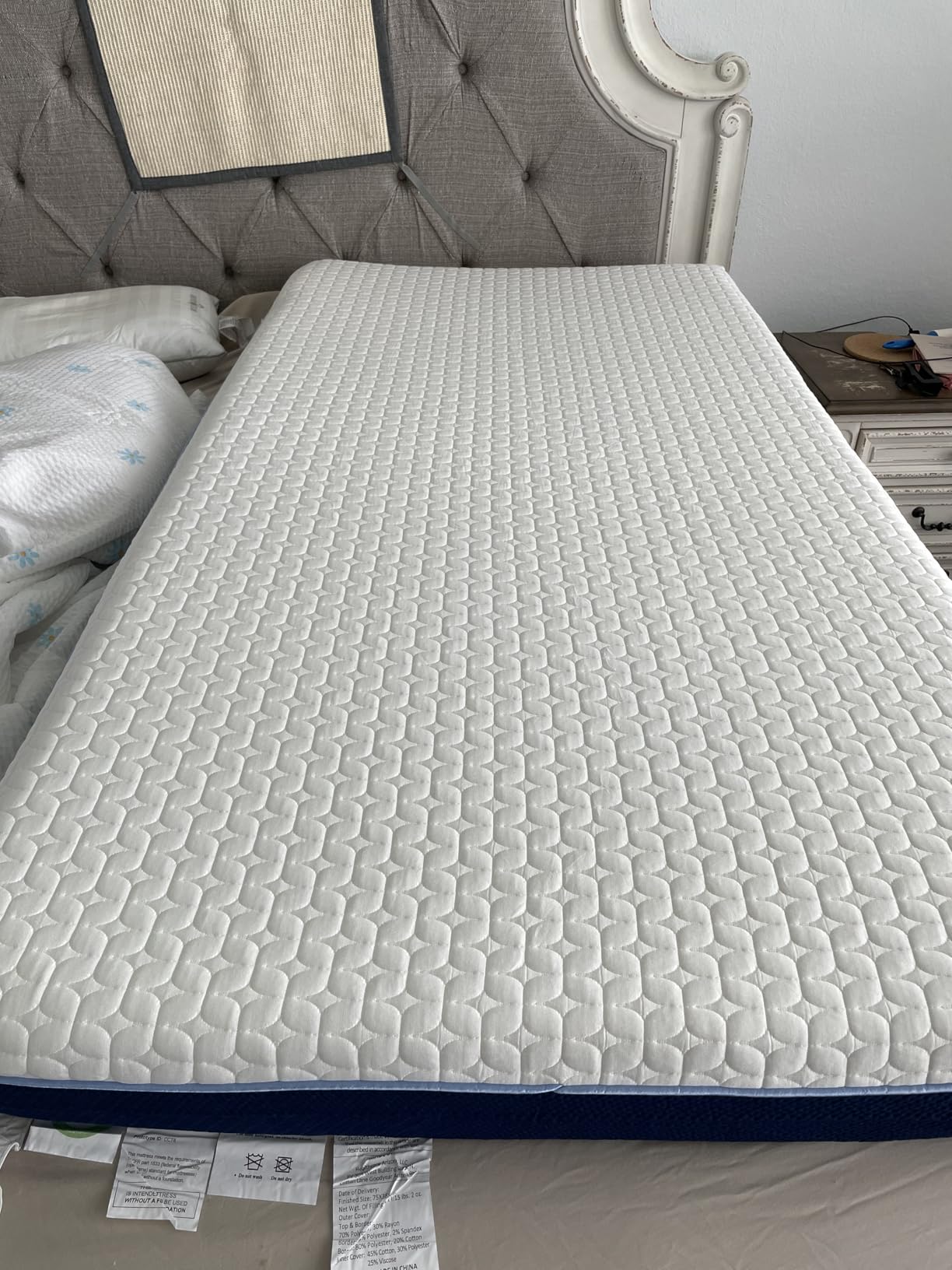 Gelsea 8 Inch Full Size Mattress, Gel Cooling Memory Foam Mattress in A Box, Medium Firm Feel for Back Pain Relief, CertiPUR US Certified | Medium firm for Guest room, Fiberglass-free, mattress in a box customer photo 2