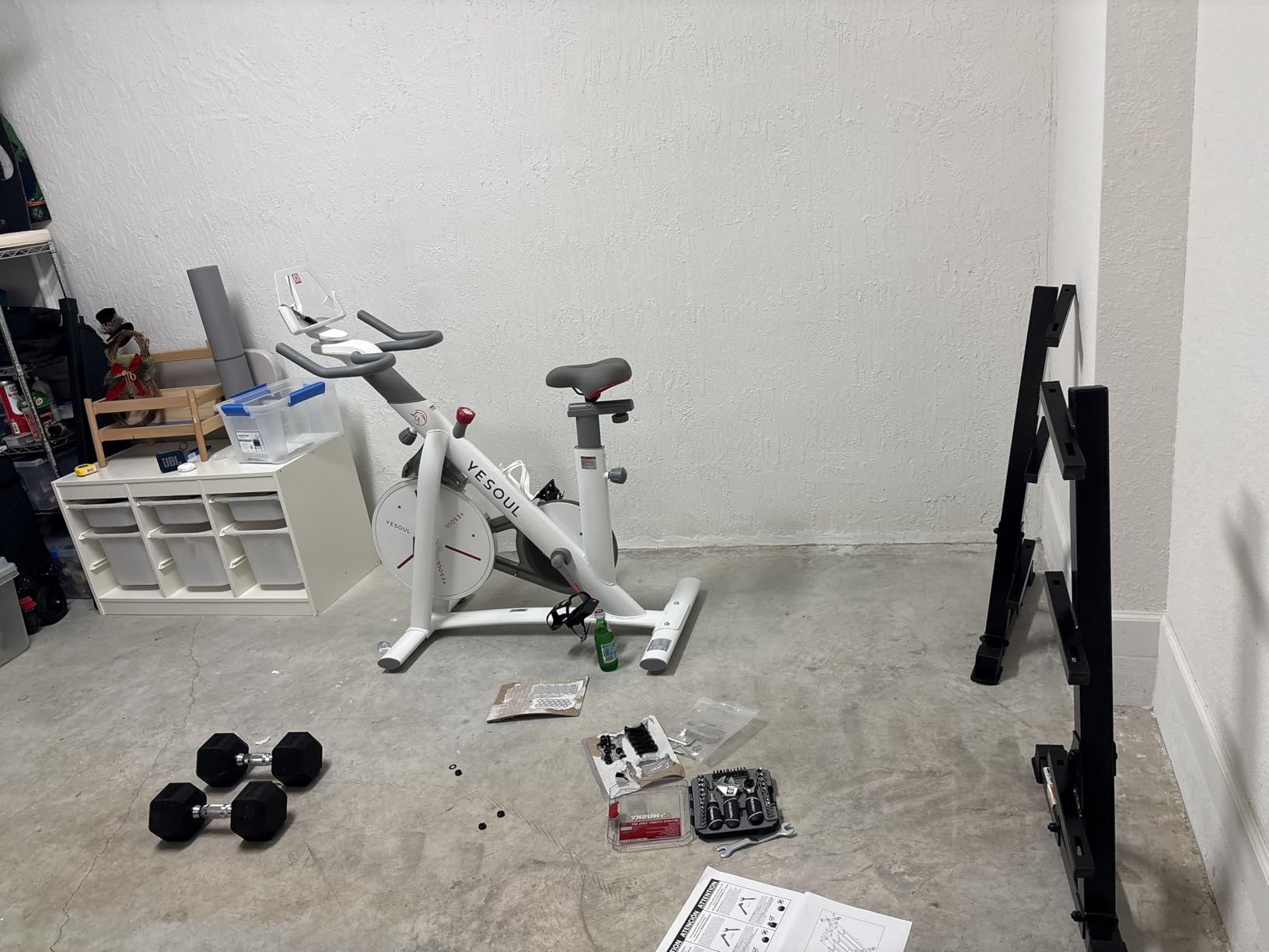 Yesoul Black Exercise Bike, Smart Indoor Bike with Magnetic Resistance customer photo 1