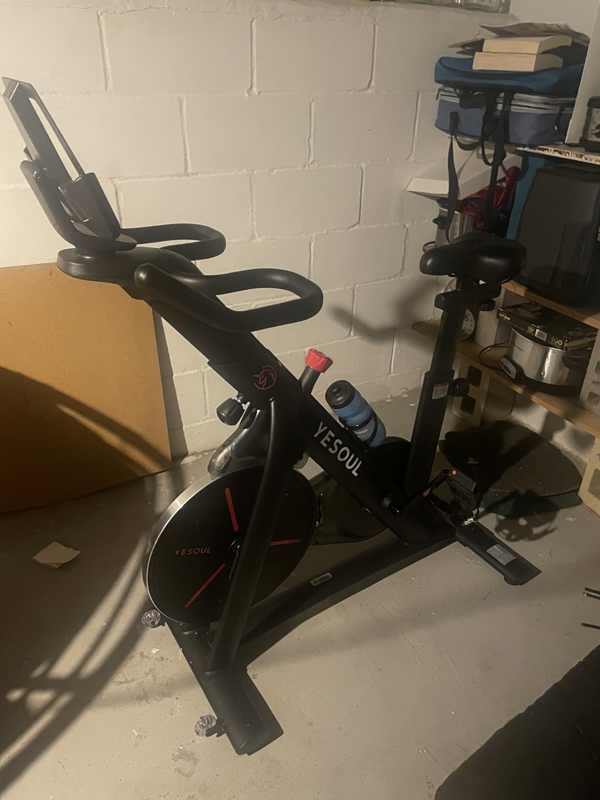 Yesoul Black Exercise Bike, Smart Indoor Bike with Magnetic Resistance customer photo 2