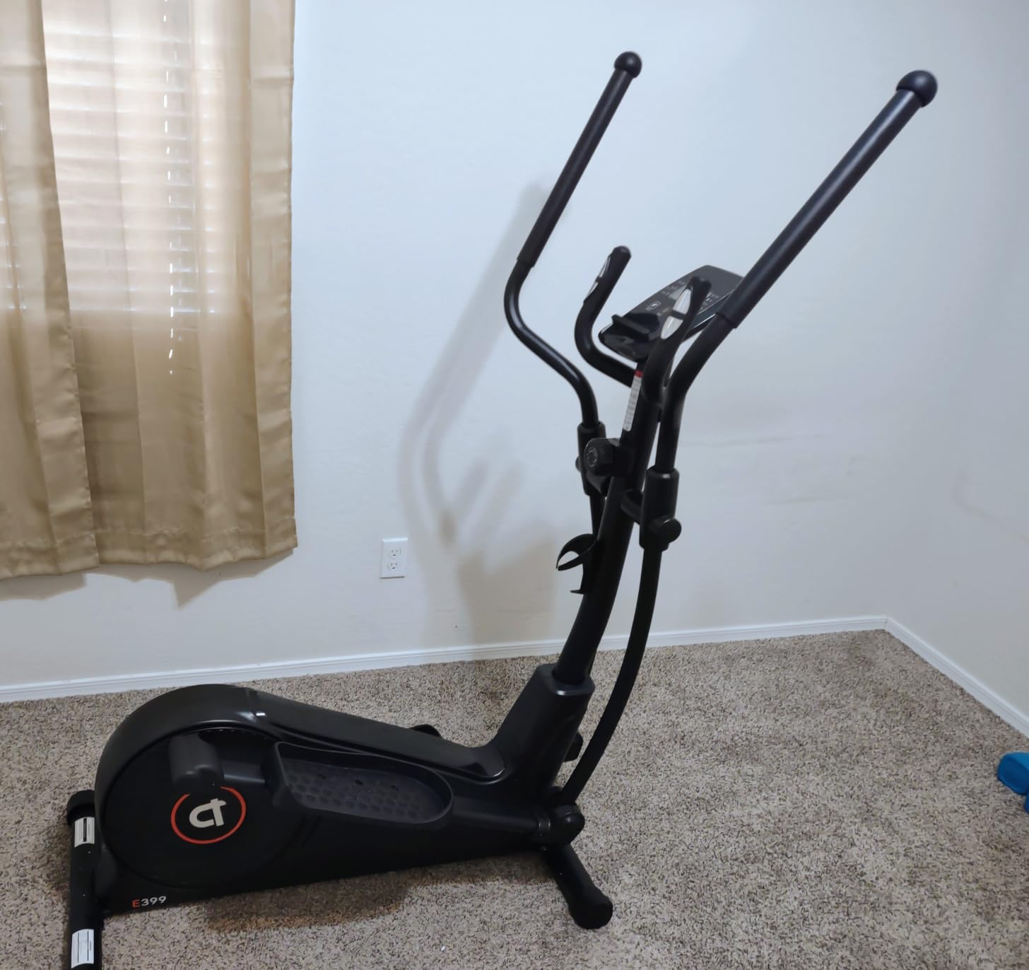 pooboo Elliptical Machine, Elliptical Exercise Machine with 16-Level Resistance&Quiet Magnetic Driving System, Elliptical Machine for Home with LCD Monitor,15.5-17IN Stride, 350LBS Weight Capacity customer photo 1
