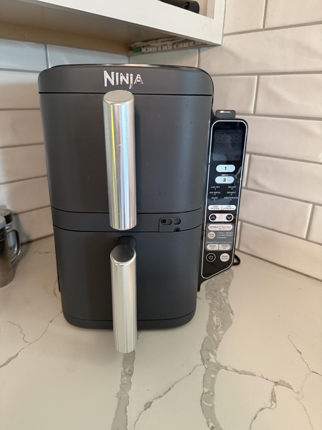 Ninja DoubleStack XL Smart Air Fryer, 10 Qt, 6-in-1, Grey, SL451 customer photo 2