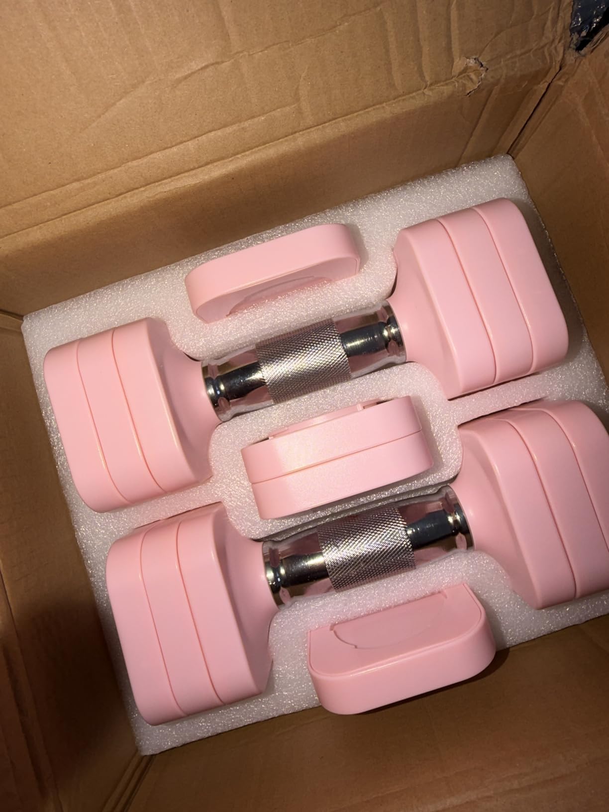Adjustable Dumbbell Set for Women Men 7.5LB/10LB/15LB/20LB/25LB Each, Dumbbells Set of 2, Free Weight Set at Home Gym customer photo 1