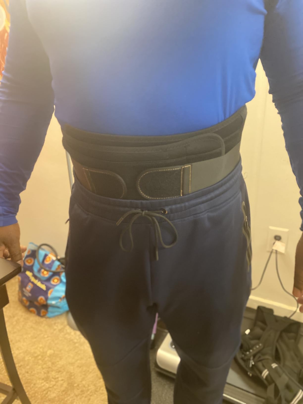 Copper Fit X-Back Brace for Lower Back Pain, Lumbar Support, Herniated Disc, Sciatica, Arthritis – Adjustable, Breathable Design - for Men and Women (Large/XLarge) | Back brace with lumbar support for lower back pain, sciatica relief, posture support, and daily comfort. customer photo 1