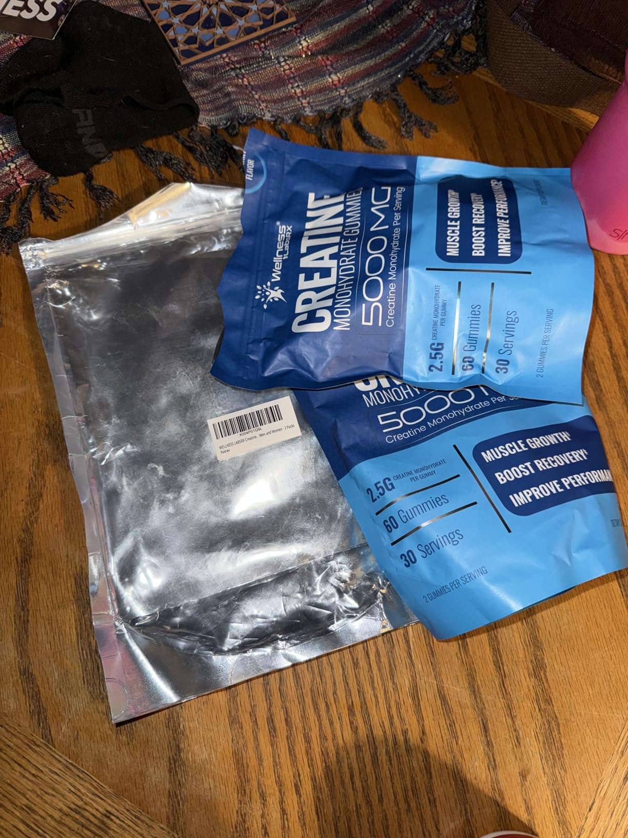 Creatine Gummies for Women & Men, Creatine Monohydrate Gummies, Strawberry customer photo 1
