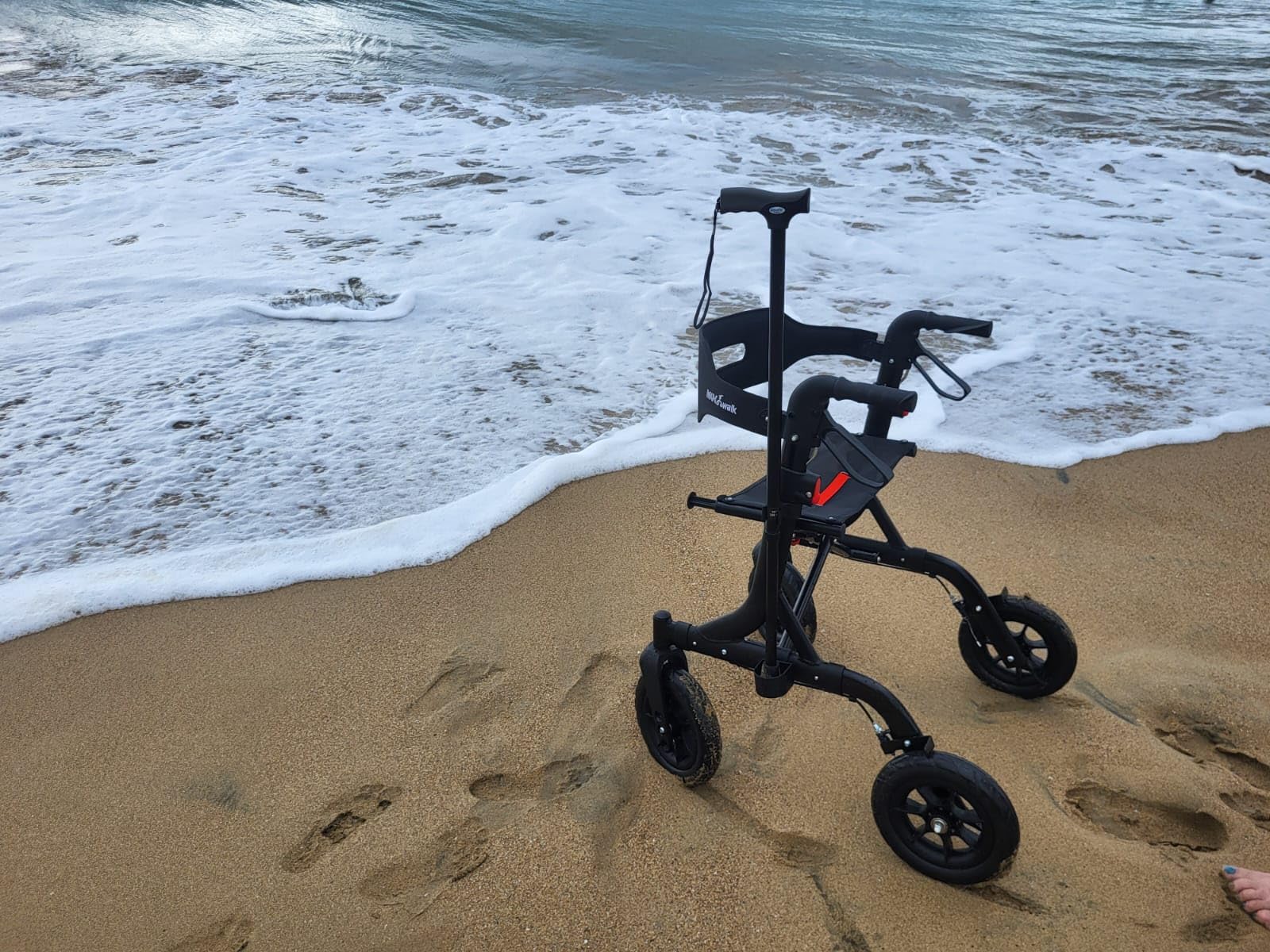 Walkers for Seniors, MAXWALK Foldable Rollator with Seat, Height Adjustable | 10
