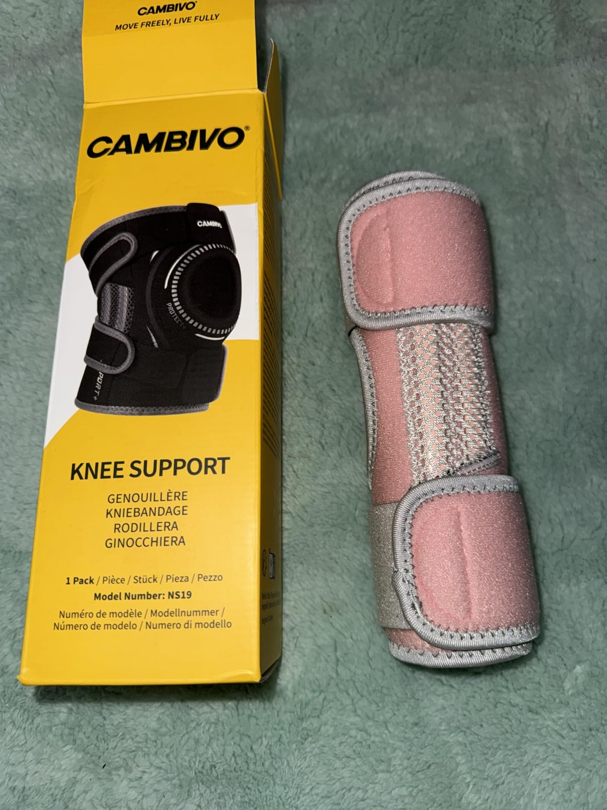 CAMBIVO ELITE Knee Brace with Side Stabilizers & Open Patella Gel Pad - Adjustable Support for Meniscus, Arthritis, ACL, MCL Recovery, Knee Support for Men and Women - Please Check Size Chart customer photo 2