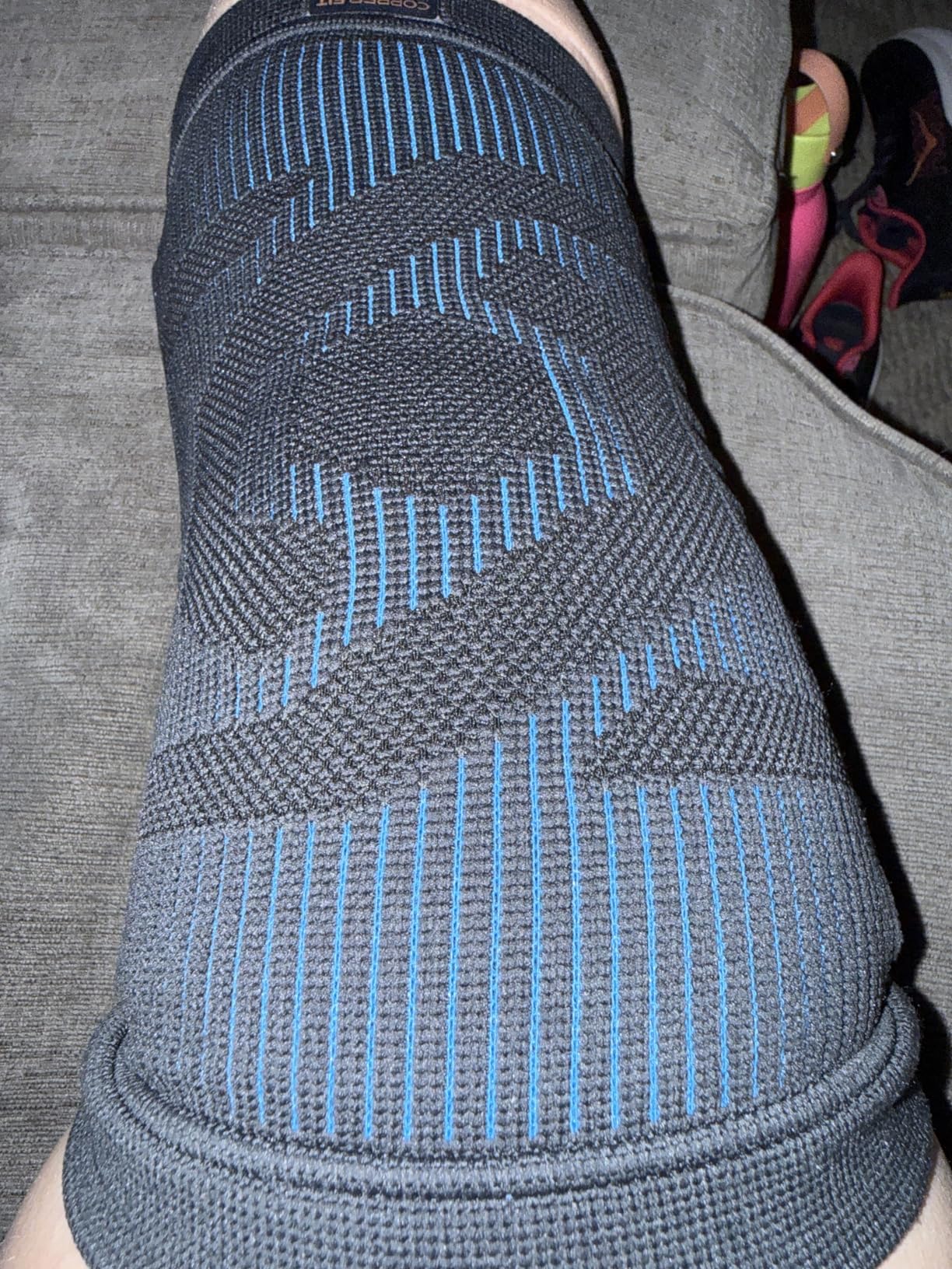 Mobilizer Knee Sleeve - L/XL | Knee brace with stabilizers for arthritis support, tendonitis relief, compression, mobility, and recovery customer photo 2