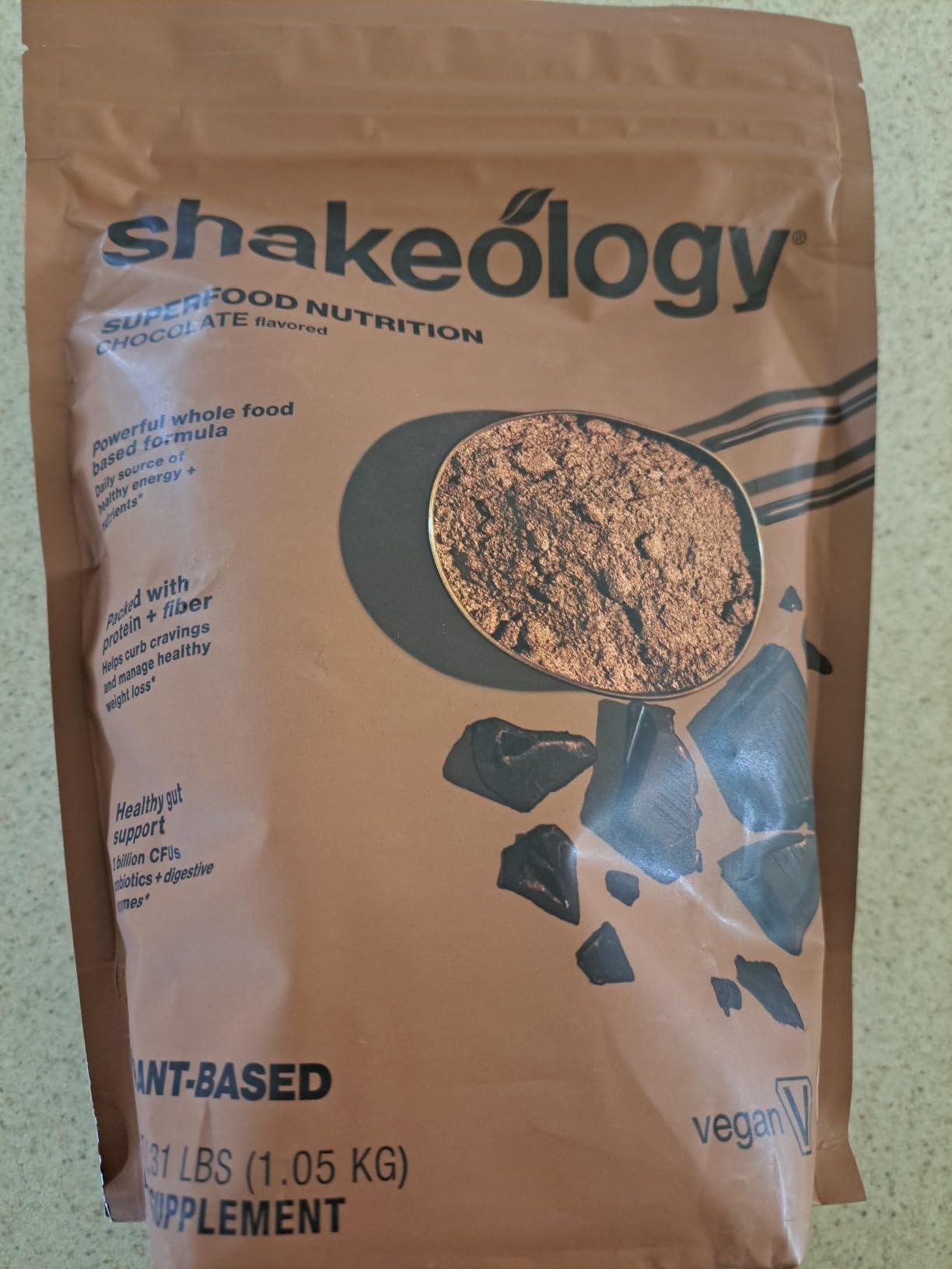 Shakeology 0g Added Sugar Plant-Based Vegan Protein Powder - Gluten-Free Superfood Shake with Vitamins & Minerals - Helps Support Healthy Weight Loss & Gut Health, Chocolate, 14 Individual Packets customer photo 2