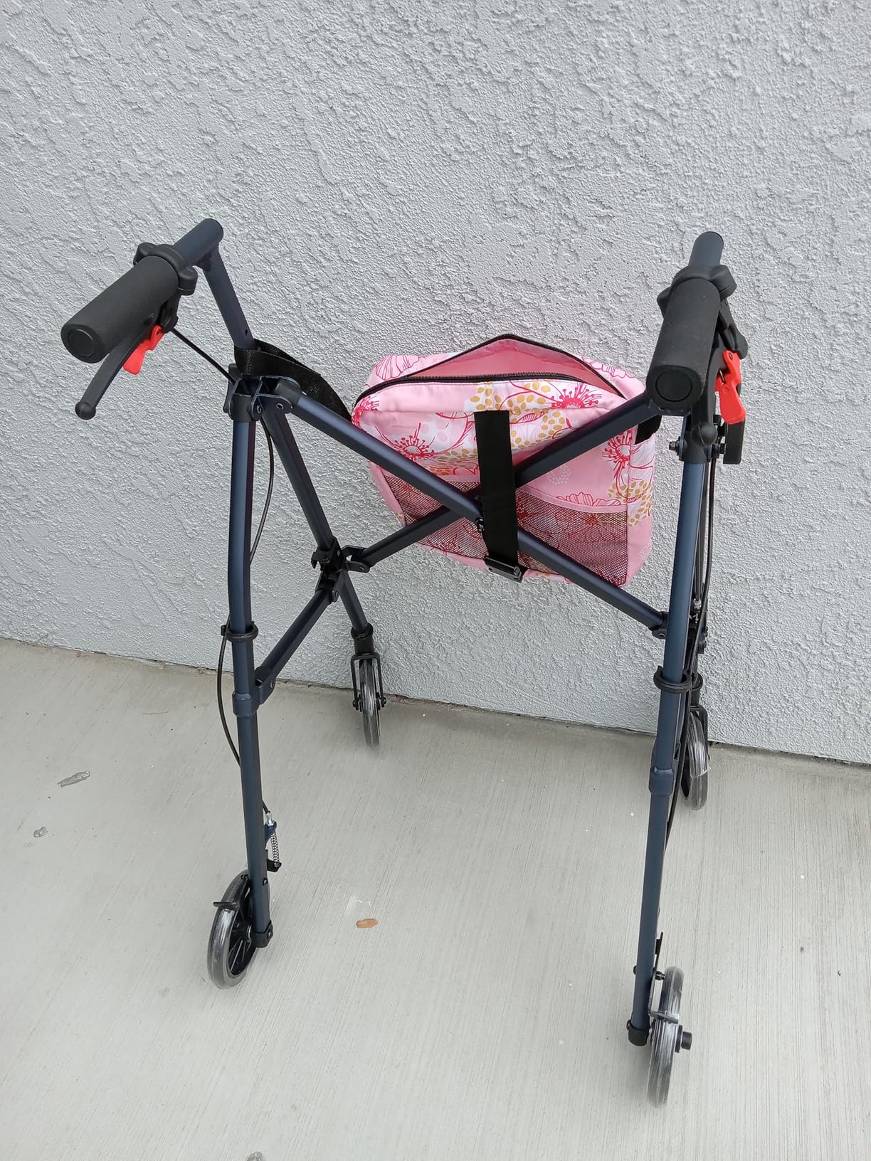 Vive Mobility Lightweight Walker for Seniors - Narrow, Folding Walker | W/Wheels for Small & Tight Spaces - Light Weight for Balance, Compact Doorways, Foldable - Portable & Collapsible for Travel customer photo 2