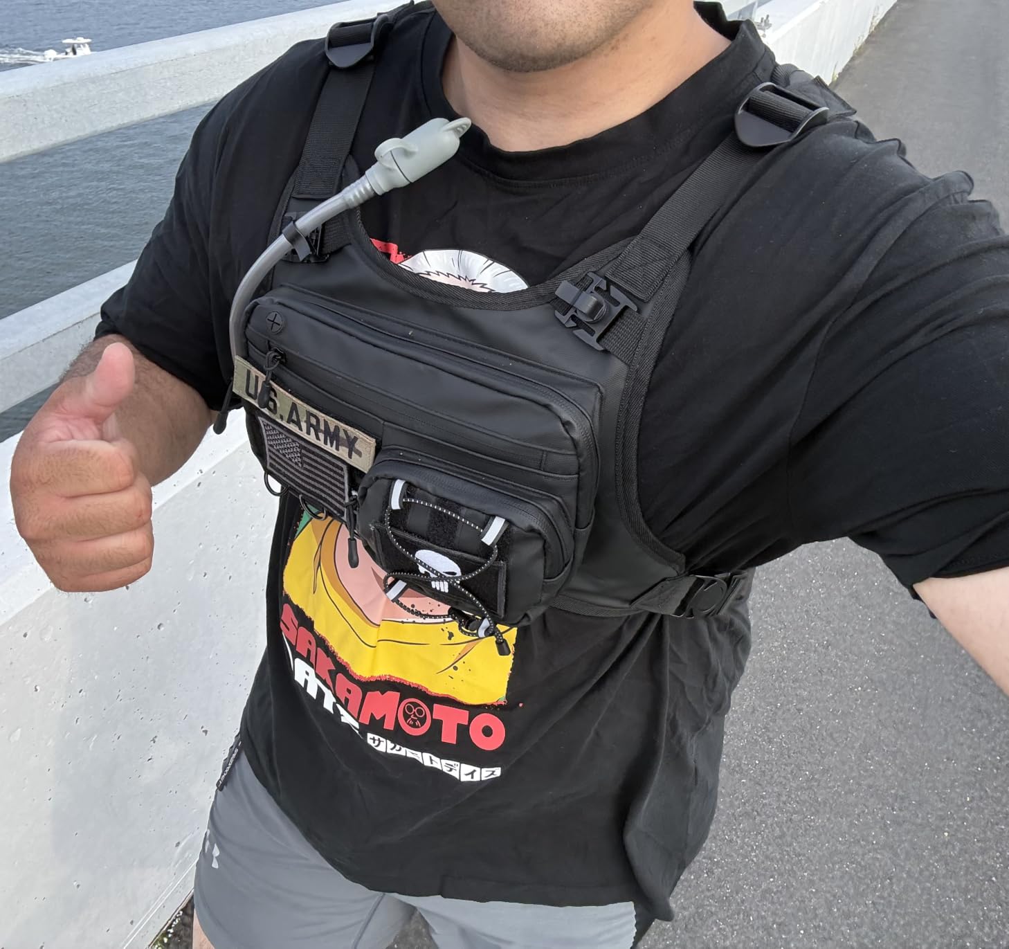 Zelvot Running Vest with 2L Water Bladder, Hydration Backpack, U.S. Design Patent, Lightweight Hydration Pack with Gear Holder, Reflective Chest Pack for Men Women customer photo 1