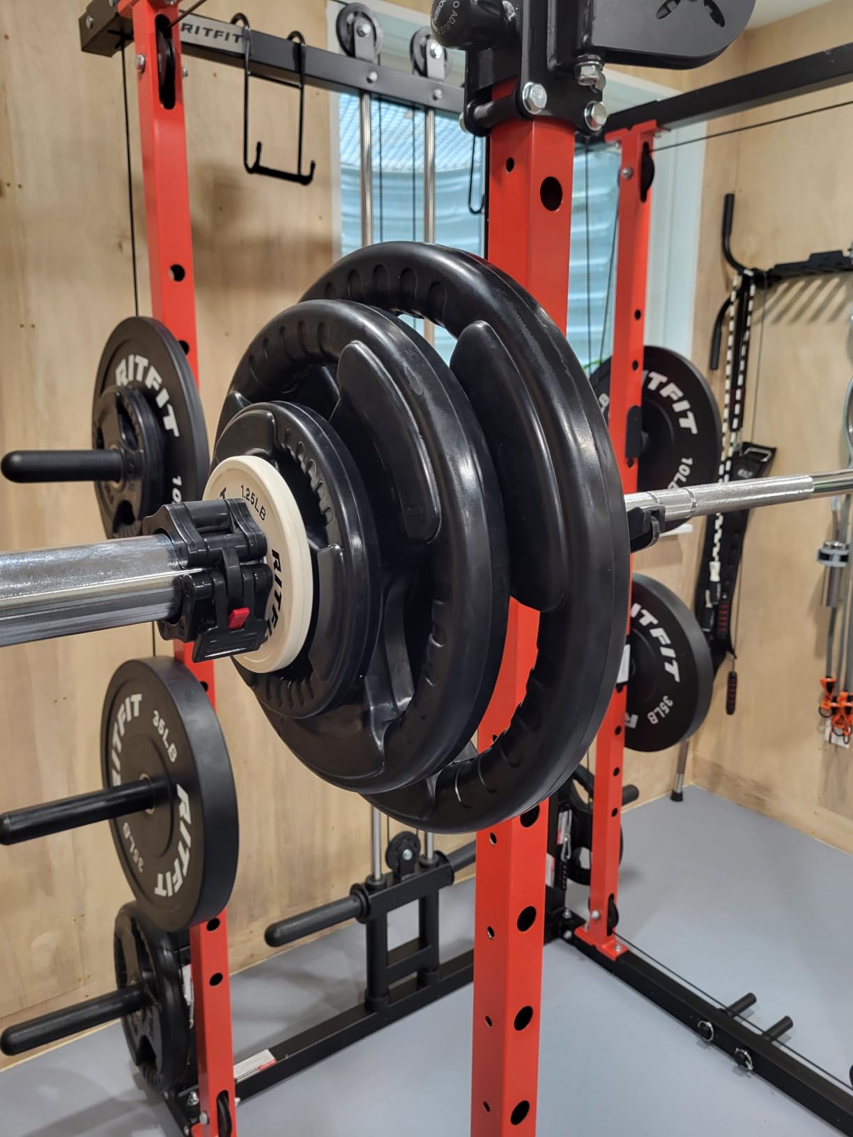 RitFit Fractional Weight Plates, Rubber Coated Color Coded for Home Gym | Rubber Coated with ±10g Accuracy, Color Coded for Quick ID, Progressive Overload for Olympic Barbell customer photo 1