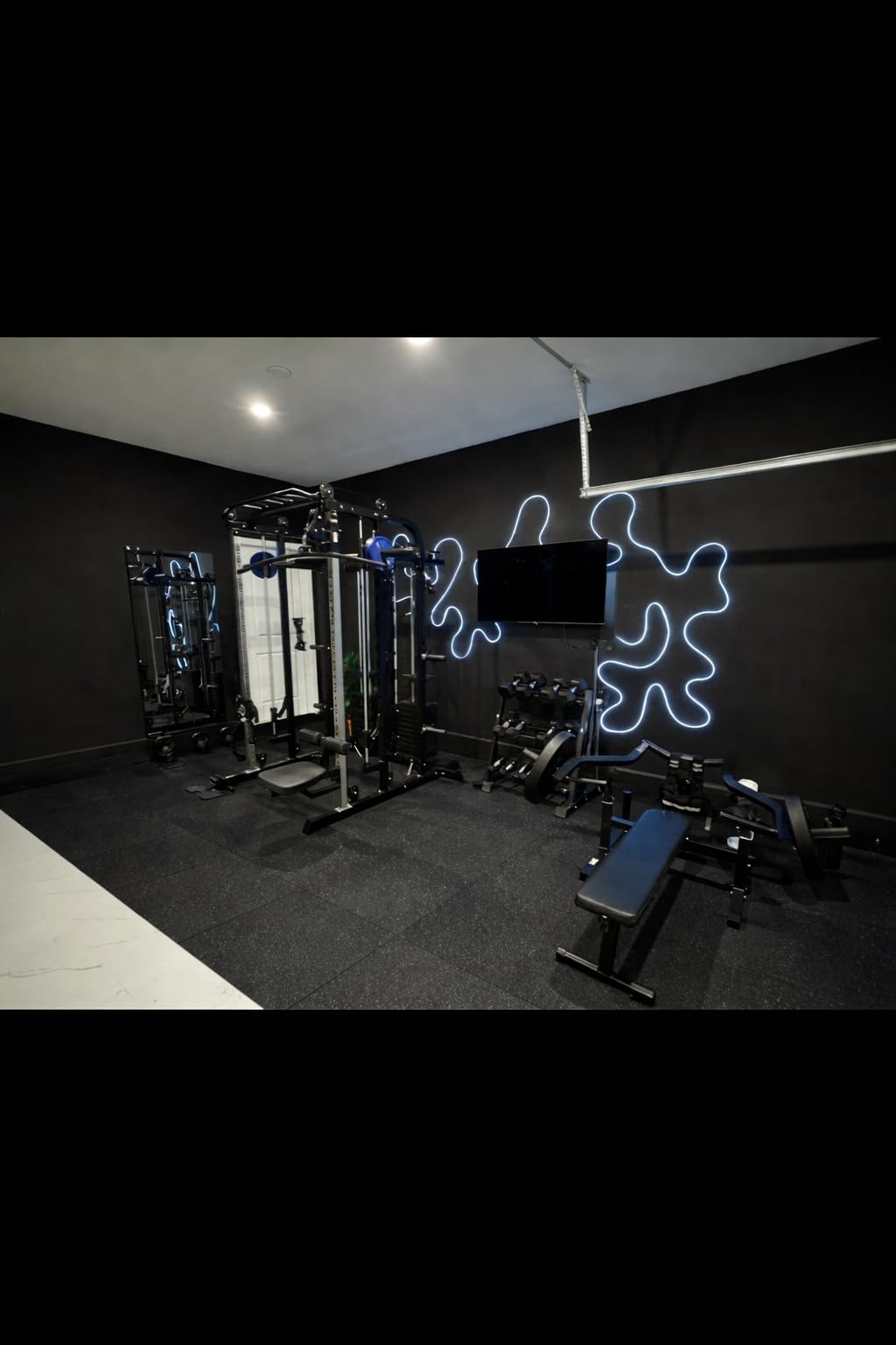 DONOW Smith Machine with Weight Stacks Home Gym System Cable Crossover | Multi Function, All in One, Heavy Duty, Lat Pulldown Bench, Hip Thrust Attachment customer photo 2