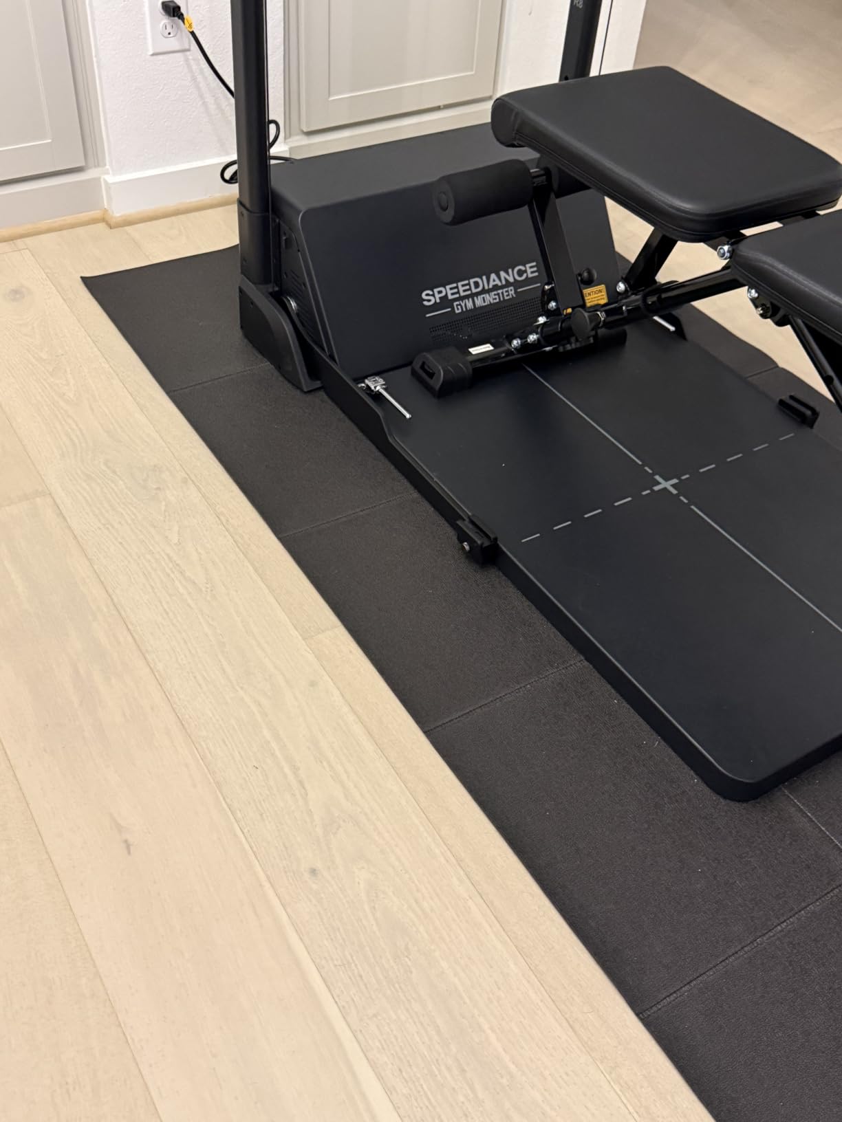 Treadmill Mat for Carpet & Hardwood Floors, 79''x39'' customer photo 1
