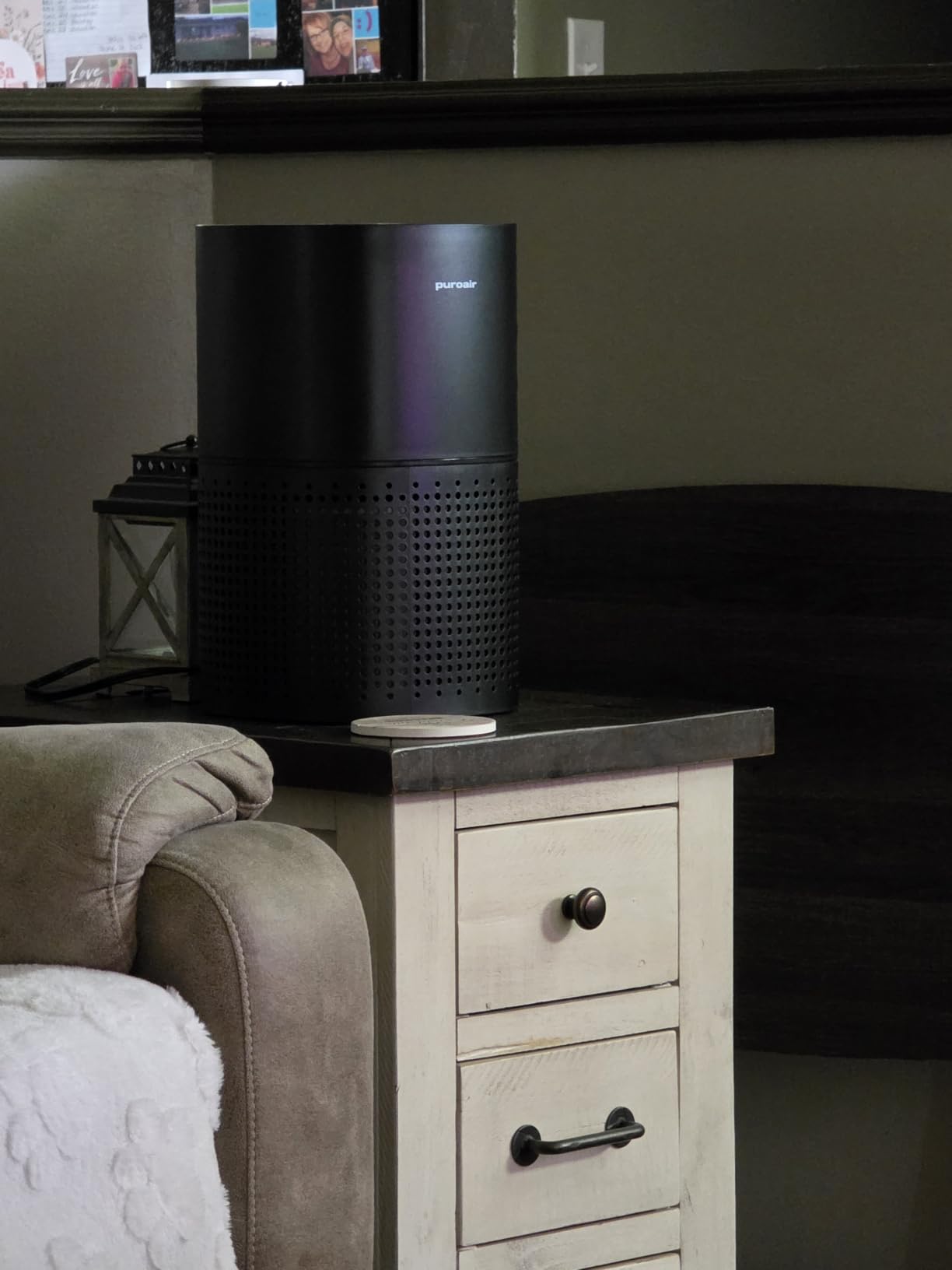 PuroAir 130i Smart Air Purifiers for Home Pets Allergies - HEPA + CarbonTech Filter up to 500X Stronger - Cleans Air Fast - Quiet Sleep Mode, Small Room Air Purifiers for Bedroom, Baby, Office, Dorm customer photo 1