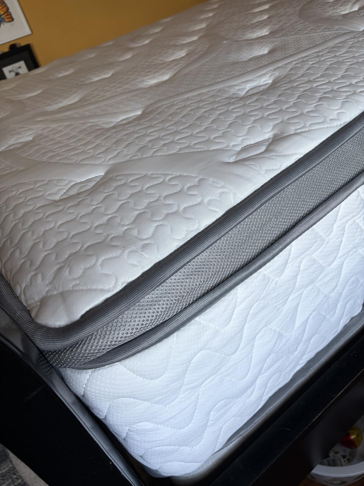 SLEEP100 Queen Mattress 10 Inch - Hybrid Mattresses for Back Pain, Extra Lumbar & Shoulder Support, Fiberglass-Free & No Odor, 365-Night Trial customer photo 2