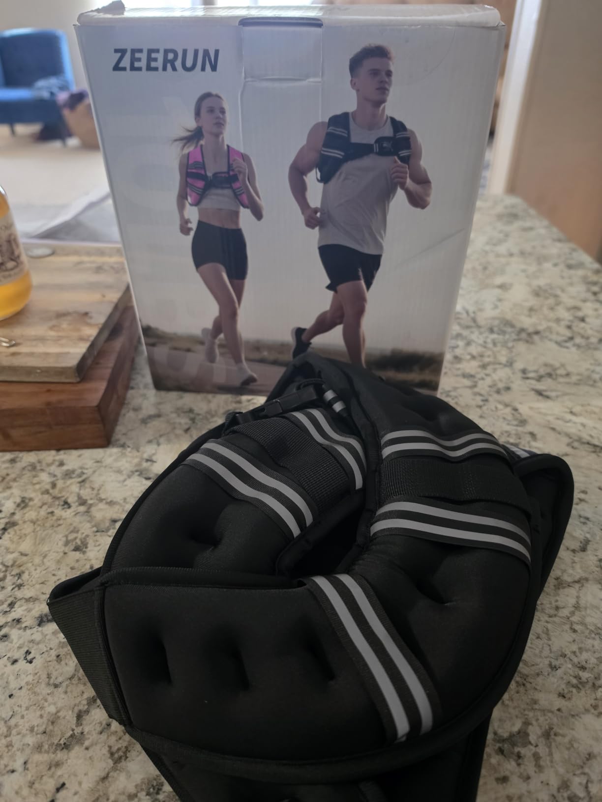 Zeerun Weighted Vest, 6lb/8lb/10lb/12lb/15lb/18lb/20lb/24lb/30lb for Men Women customer photo 1