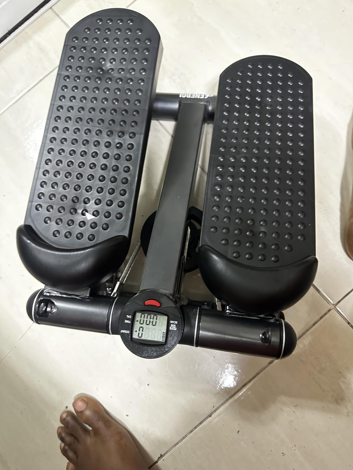 Compact Stepper Machine for Indoor Cardio & Leg Workout | Small Portable Step Exercise Equipment for At-Home Fitness | Quiet & Stable Fitness Stepper | Mini Stair Stepper for Home by ENERGI CORE customer photo 2