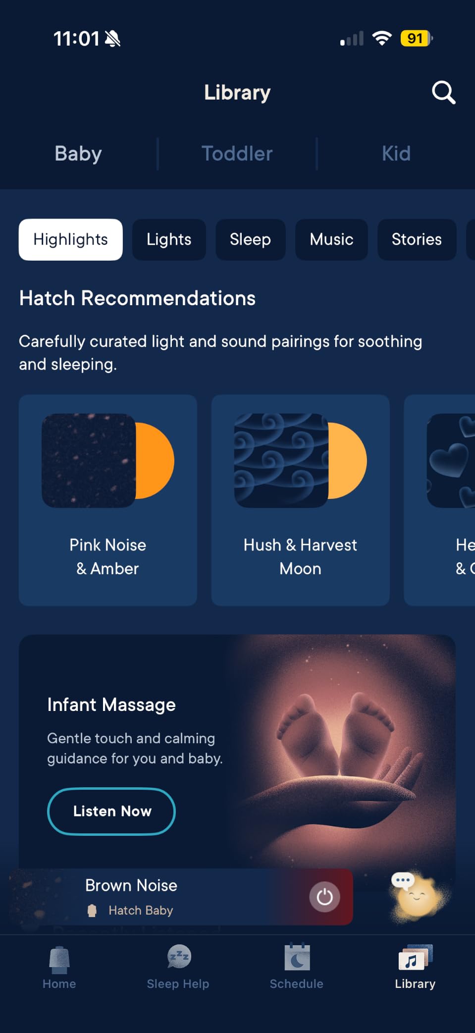 Hatch Baby Sound Machine & Night Light Routine Builder (Mint) customer photo 2