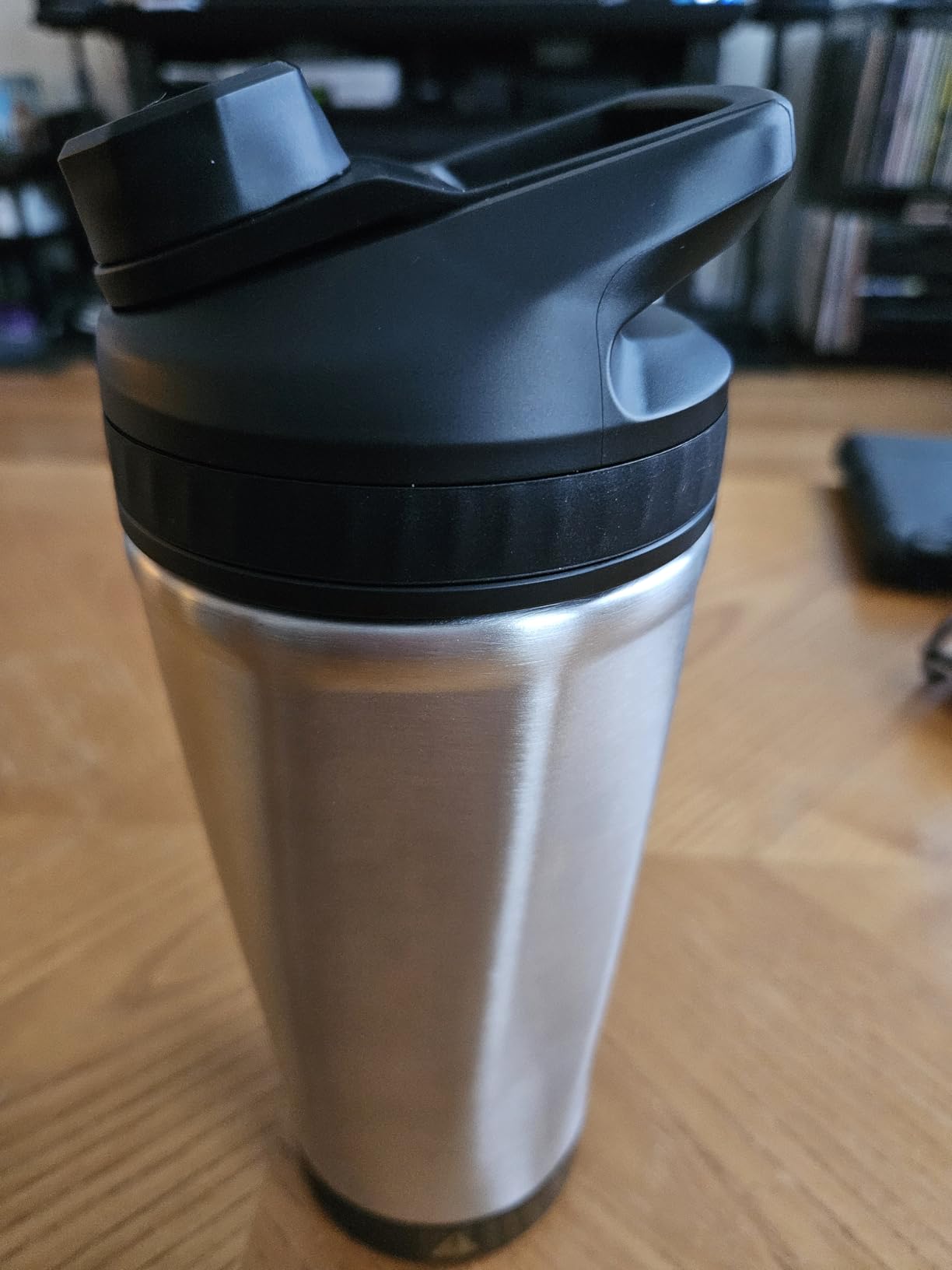 VOLTRX ChillMix Shaker Bottle Insulated Stainless Steel - USB C Rechargeable Electric Protein Shake Mixer, Shaker Cups for Protein Shakes and MealReplacement, Chrome Steel customer photo 2