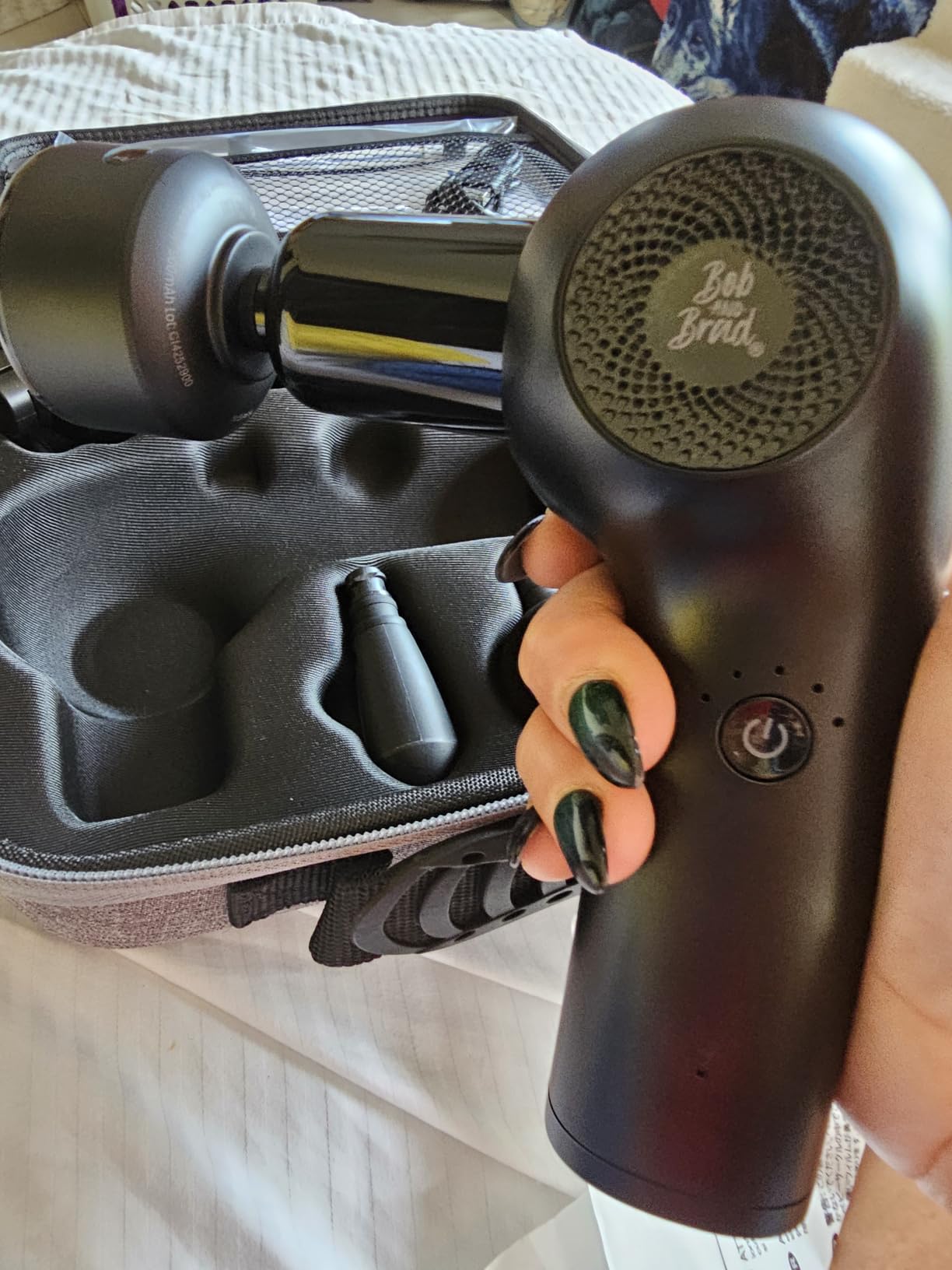 BOB AND BRAD L7 Ultra Massage Gun with Heat, Red Light & Extension Handle customer photo 1