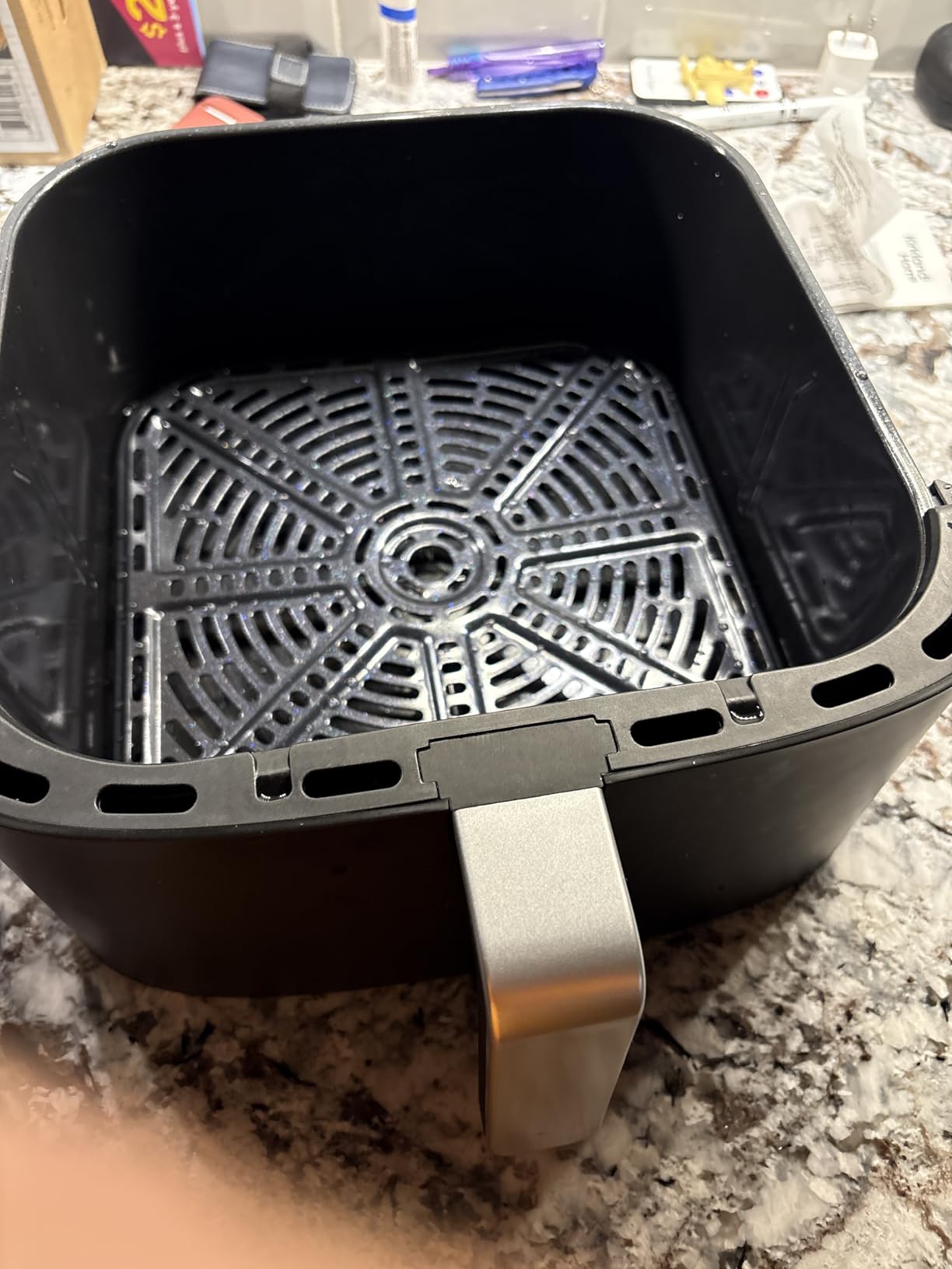 Nuwave Brio Plus 7QT Air Fryer, Extra Crispy Results w/Less Oil, PFAS-Free | Non Toxic, Odor-Free, More Even, 100 One-Touch Presets, 6-in-1: Air Fry, Bake, Roast, Toast, Dehydrate & Reheat, 50°F-400°F customer photo 1