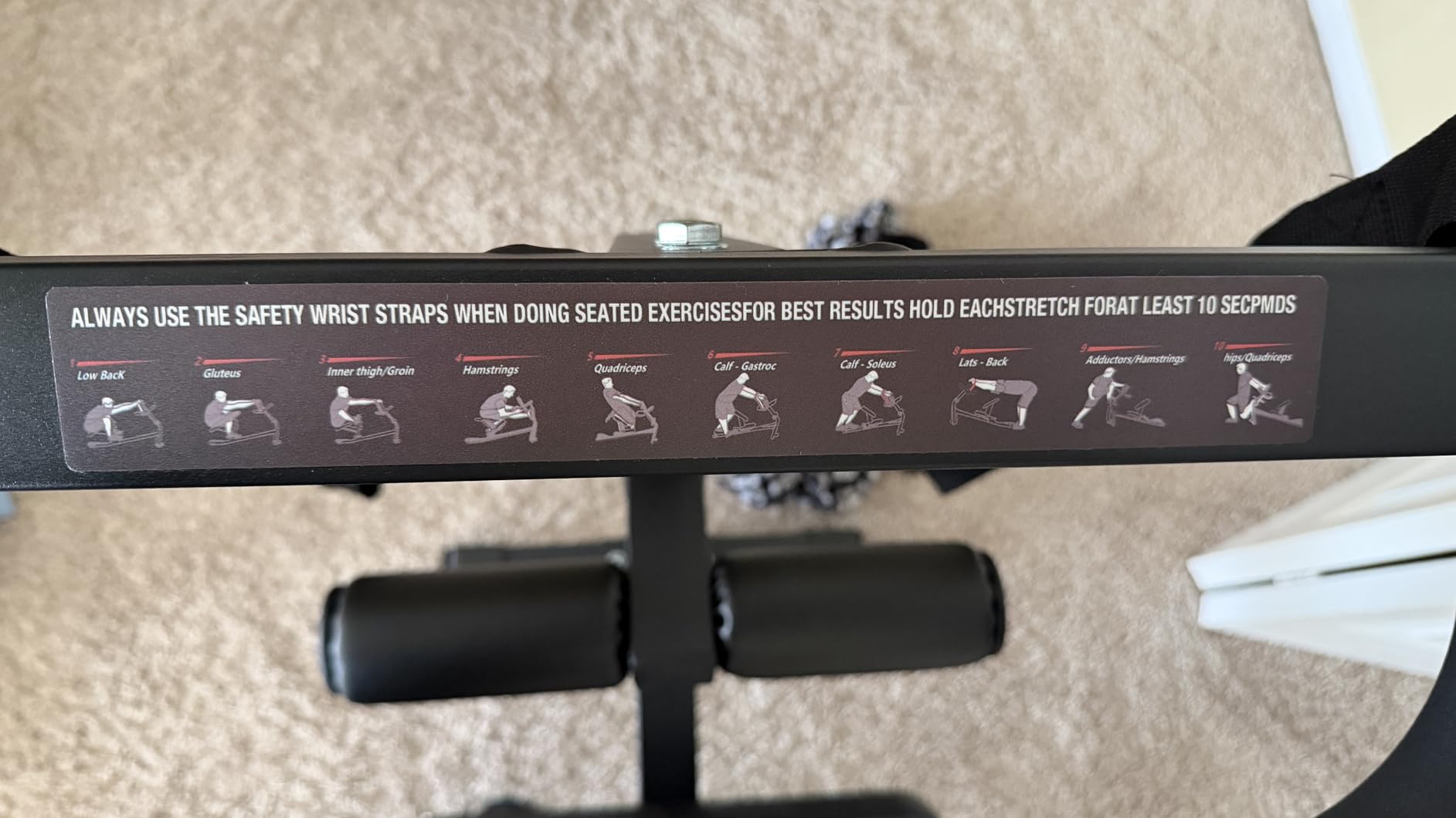 GMWD Stretch Machine, Full Body Stretching Equipment for Lumbar Stretching, Adjustable Leg Stretcher Machine, Lower Back Pain Relief, Flexibility Trainer, Improved Posture Correction, Rehab customer photo 2