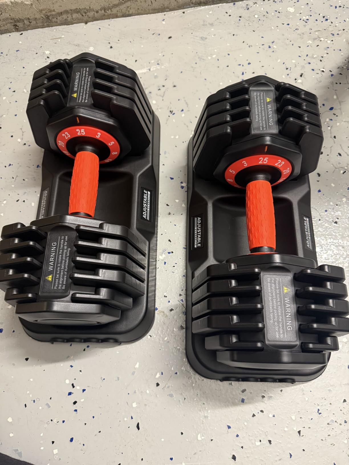 2026 Upgrade Adjustable Dumbbell Set 25lb/50lb, Small Increment in 3-6lb, 1 Hand Quick-Dial, 10-in-1 Adjustable Dumbbells with Tray, Anti-Slip Grip for Home Gym HIIT Strength Training customer photo 2