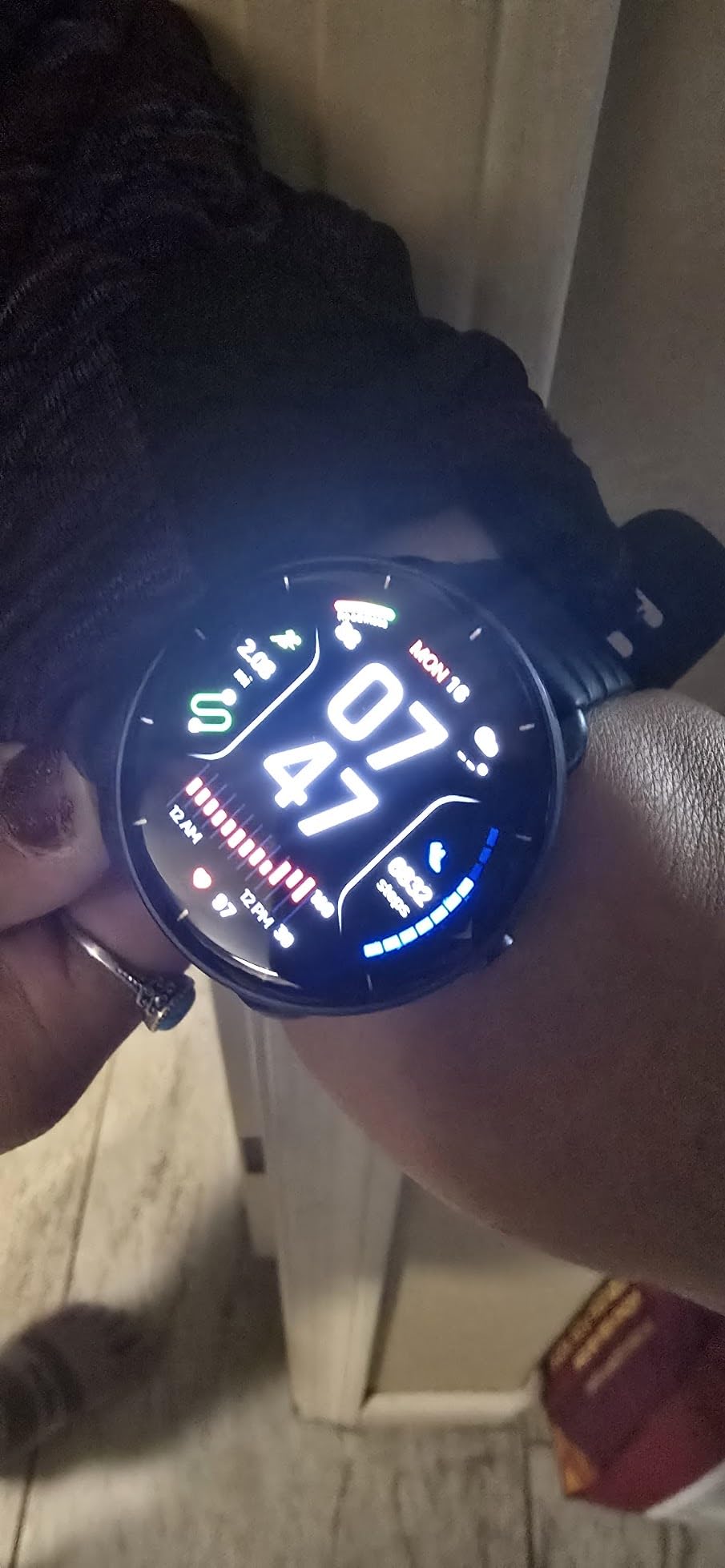 Parsonver Swimming Smart Watch, 5ATM Waterproof Watch for Pool & Open Water | AI Swim Analysis, Built-in GPS & Compass, AMOLED Fitness Tracker 100+ Sports Modes, Heart Rate & Sleep Monitor, French Grey customer photo 1