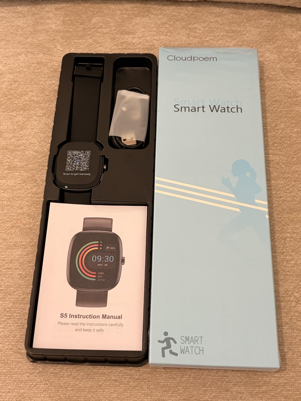Fitness Tracker, No Bluetooth No APP/Phone Needed, 1.8