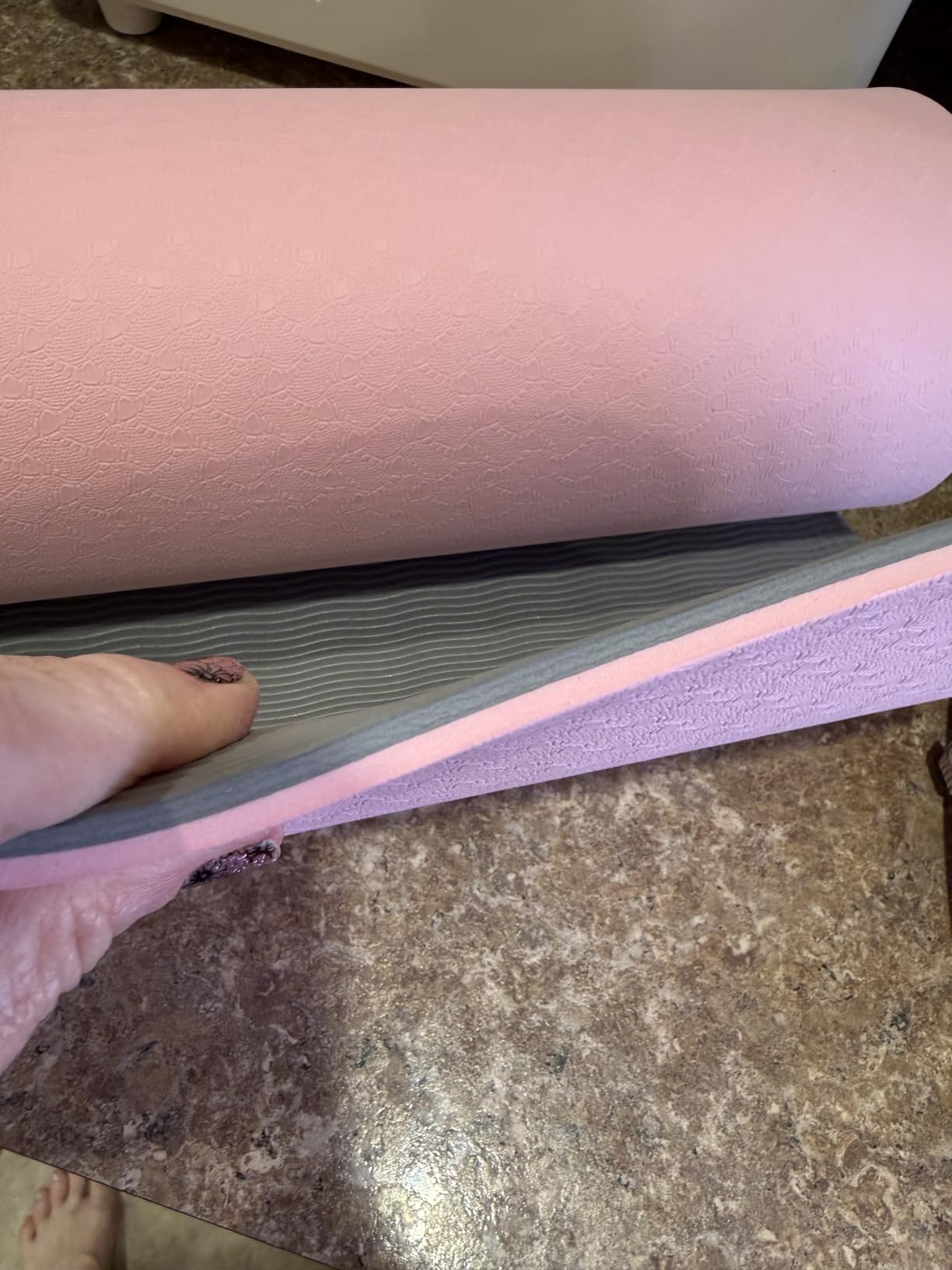 Pureegg Non Slip Yoga Mat, TPE, 72