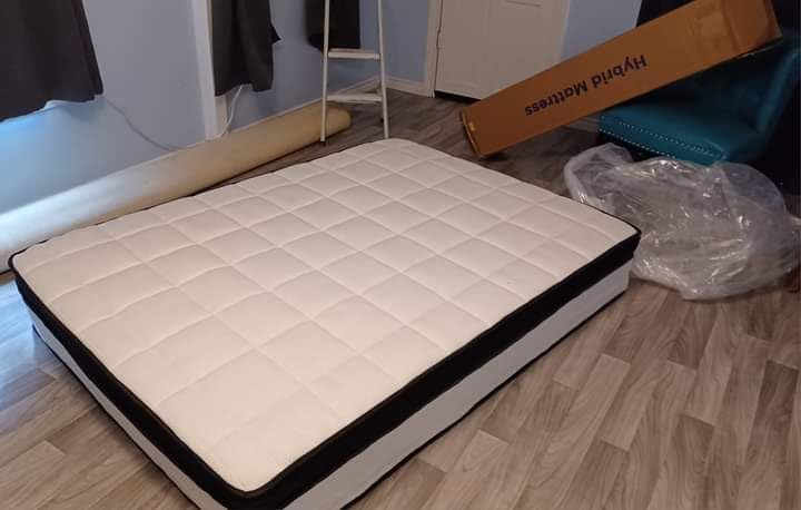 LETMOON 8 Inch Hybrid Twin Mattress in a Box, Medium Firm Pocket Spring | Space-saving 8