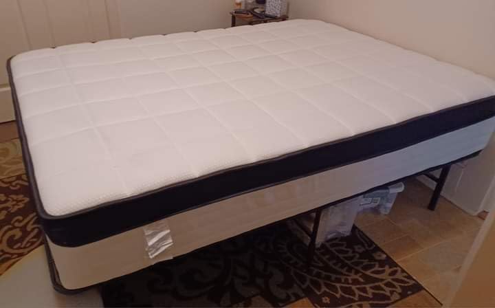 LETMOON 8 Inch Hybrid Twin Mattress in a Box, Medium Firm Pocket Spring | Space-saving 8