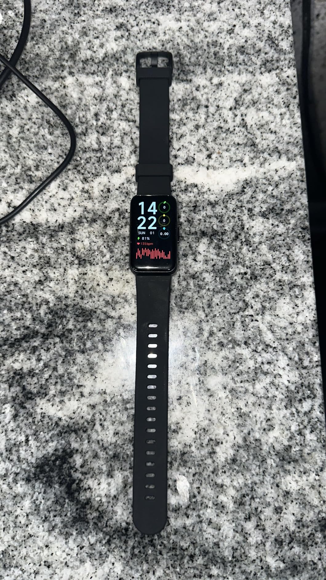 Fitness Trackers,Heart Rate Blood Oxygen Sleep Monitor,1.47'' OLED Display,Calorie Pedometer Steps Counter Activity watchs,Smart Band 24/7 Health Monitoring(Black) customer photo 1