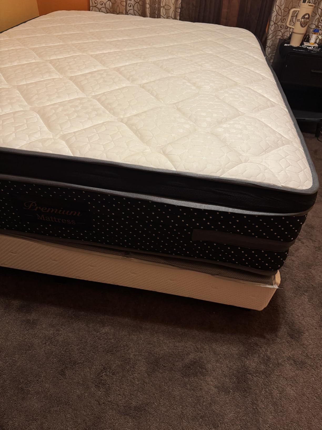 Firm Queen Mattress 14 Inch, Hybrid Mattresses Hotel Collection with Back & Hip Support, Deep Sleep & Zoned Support, Fiberglass-Free and CertiPUR-US Certified, 365-Night Trial, 10 Years Warranty customer photo 1