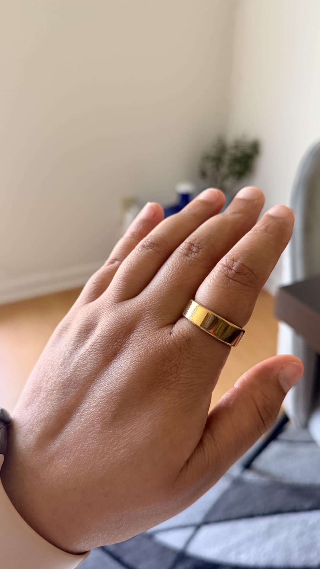 Smart Rings for Women Men, Fitness Ring with Heart Rate, Blood Oxygen, HRV, Stress, Sleep Tracker, Step Tracker, No Subscription Fee, IP68 Waterproof Smart Ring for iPhone & Android (Silver, 9) customer photo 1