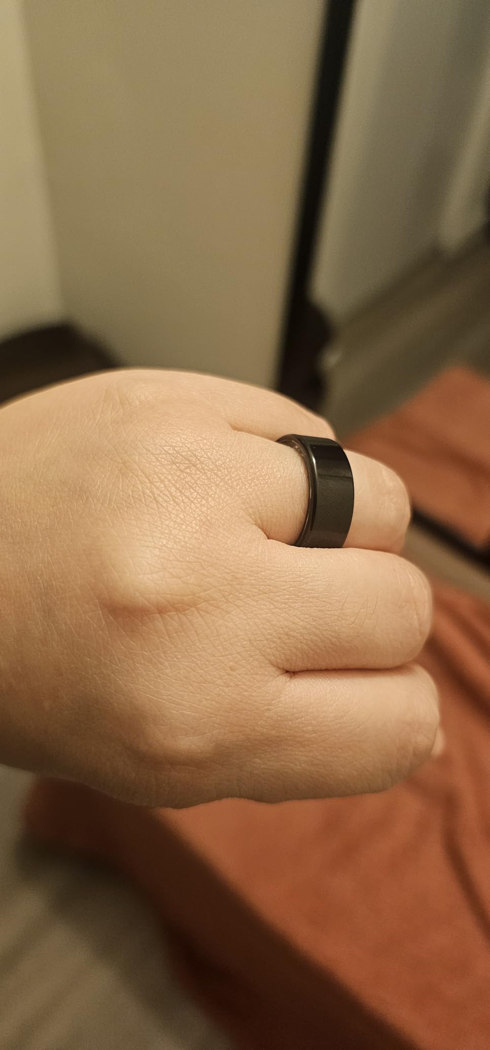 Smart Ring for Women Men, Fitness Tracker Ring with Heart Rate, Sleep Monitoring, Blood Oxygen, Step Counting for iOS and Android, No Subscription Fee, Waterproof(Silver, 9) customer photo 2