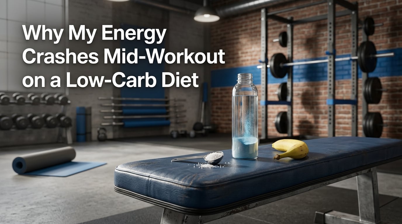 Why My Energy Crashes Mid-Workout on a Low-Carb Diet