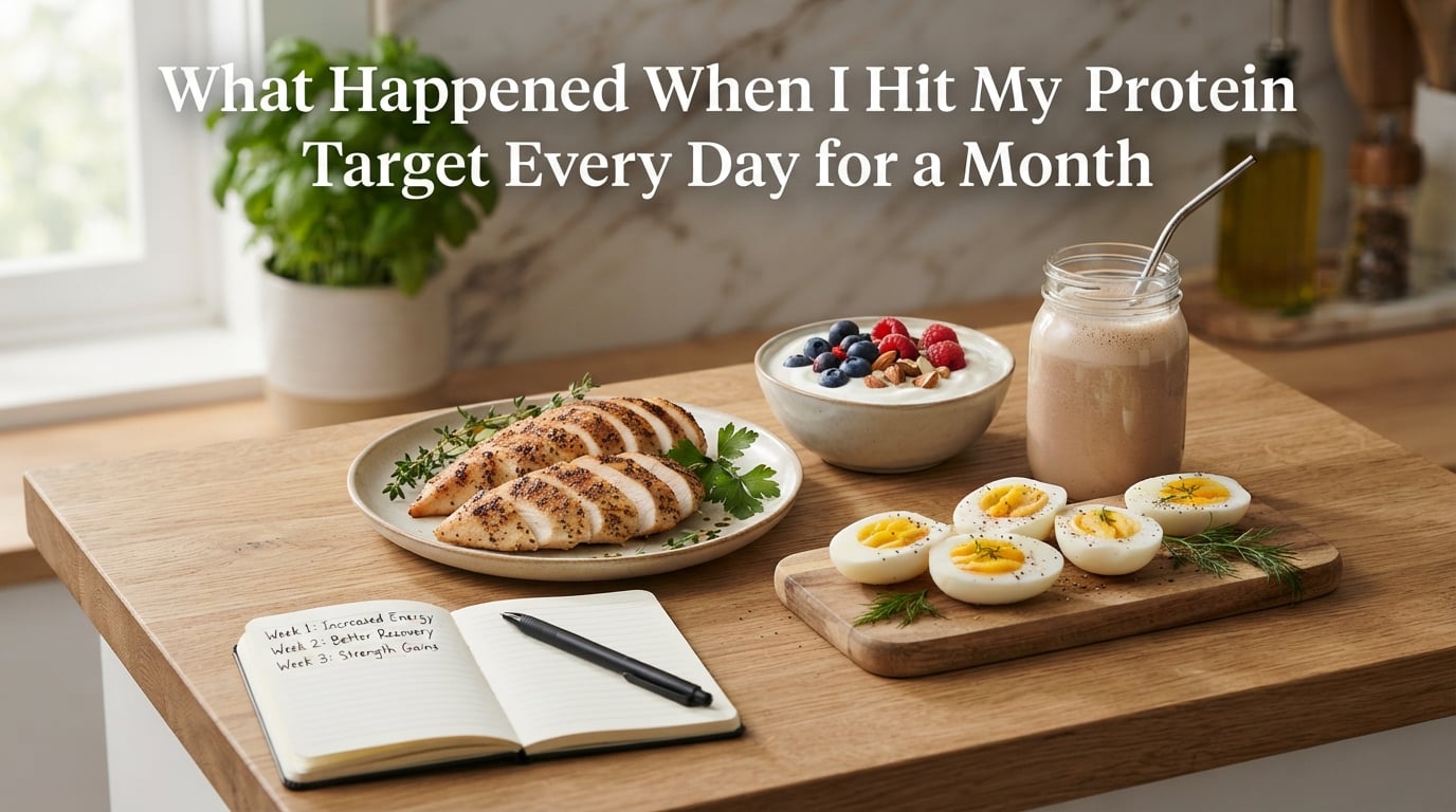What Happened When I Hit My Protein Target Every Day for a Month