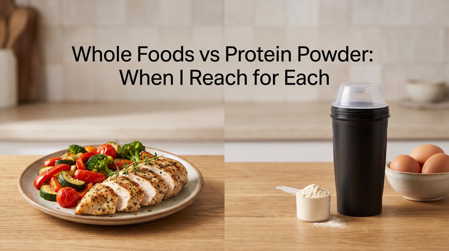 Whole Foods vs Protein Powder: When I Reach for Each