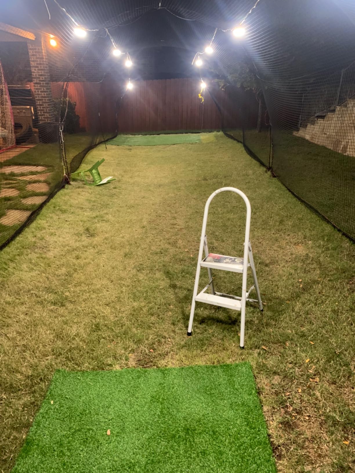 HEATER Sports PowerAlley Baseball & Softball Batting Cage Net & Frame - Heavy-Duty Net with Built-in Pitching Machine Harness for Safety (Machine Not Included) | Ideal for Batting Practice & Training customer photo 1