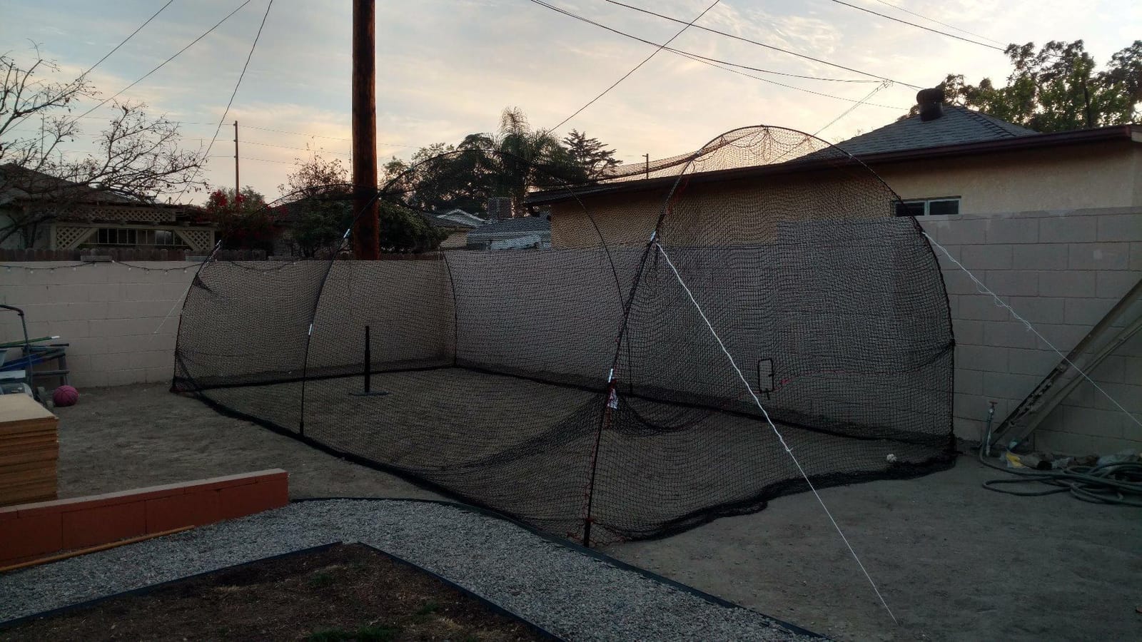 HEATER Sports PowerAlley Baseball & Softball Batting Cage Net & Frame - Heavy-Duty Net with Built-in Pitching Machine Harness for Safety (Machine Not Included) | Ideal for Batting Practice & Training customer photo 2