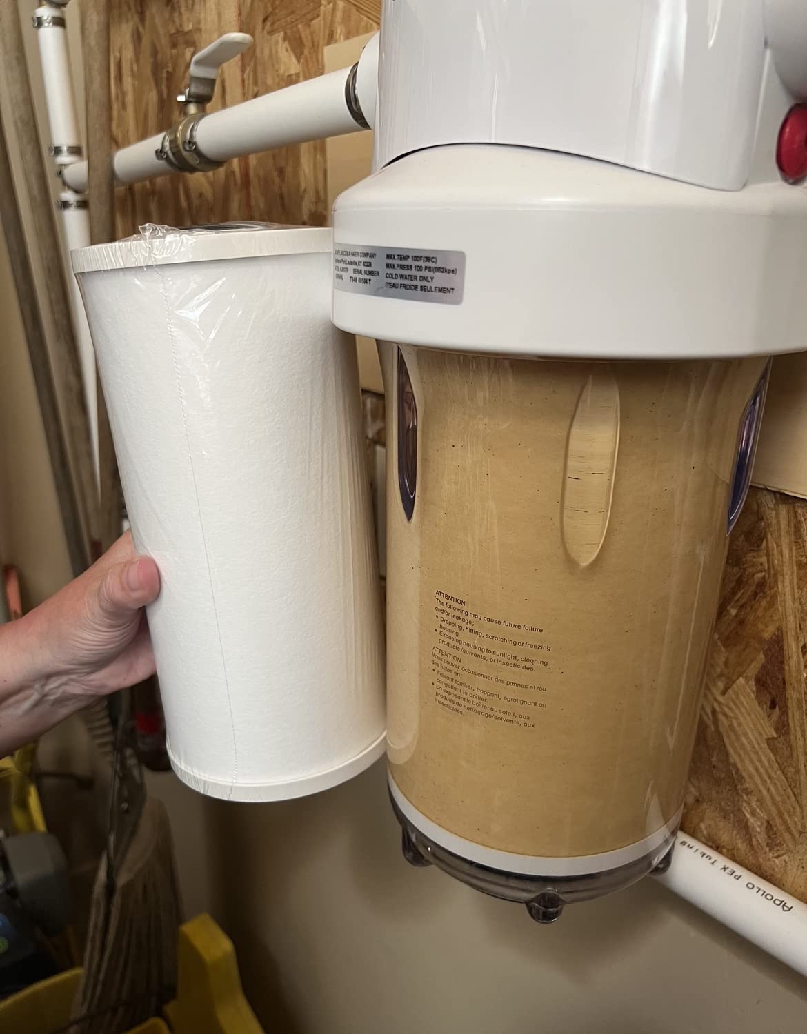 GE Whole House Water Filtration System, Reduces Sediment, Rust & More customer photo 2