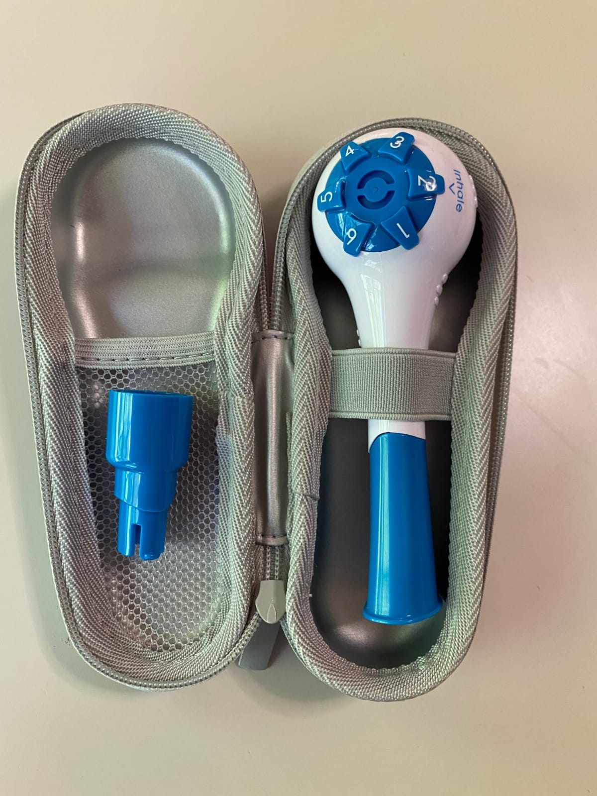 THE BREATHER │ Natural Breathing Exerciser Trainer For Drug-Free Respiratory Therapy │ Breathe Easier with Stronger Lungs │ Guided Mobile Training App Included customer photo 1