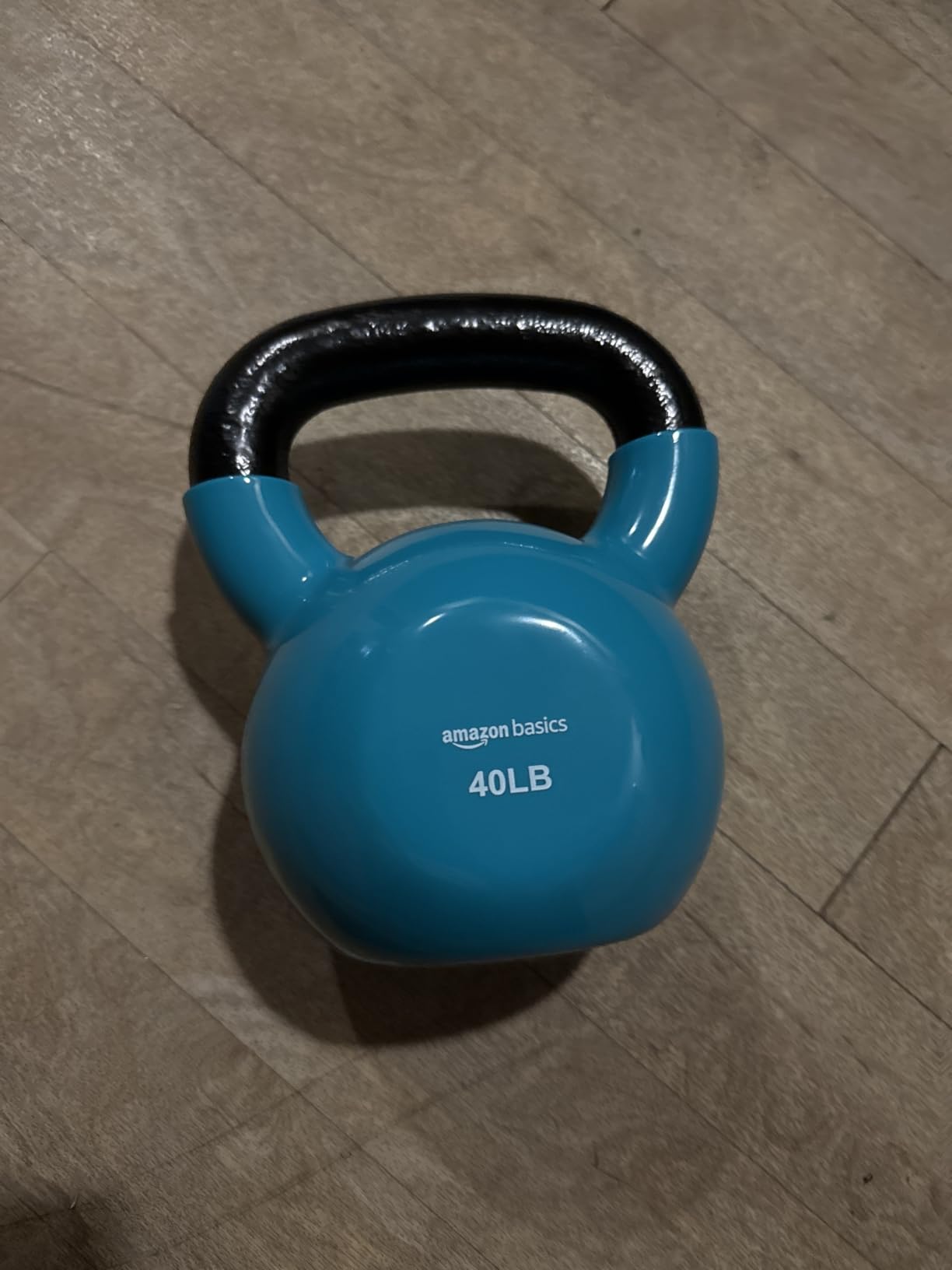 Amazon Basics Vinyl Kettlebell customer photo 2
