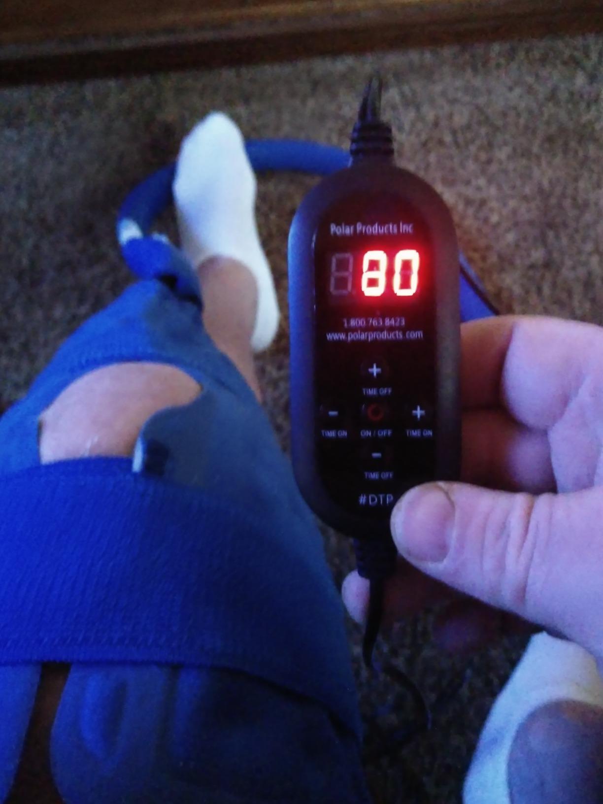 Polar Active Ice 3.0 | 9 QT Cold Therapy Ice Machine | Programmable Timer | Knee & Joint Pad | Cryotherapy Pain Relief System | Ace Bandage Style Compression customer photo 1