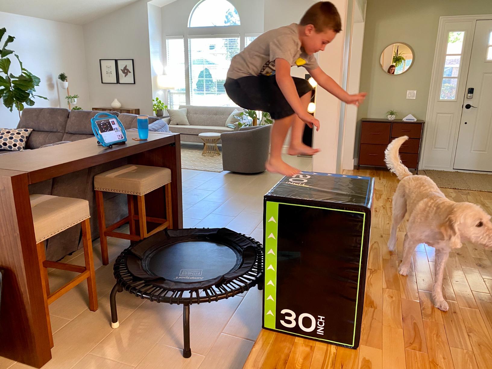 BalanceFrom 3-in-1 Foam Plyometric Jump Box for Home Gym, Multiple Heights. customer photo 1