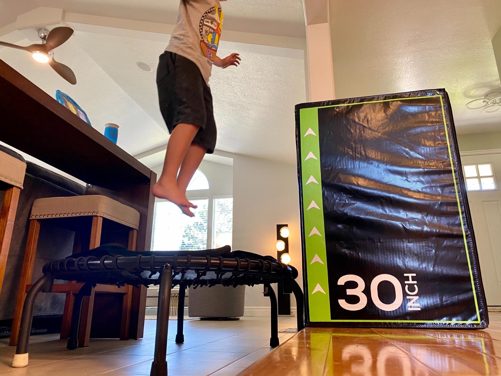 BalanceFrom 3-in-1 Foam Plyometric Jump Box for Home Gym, Multiple Heights. customer photo 2