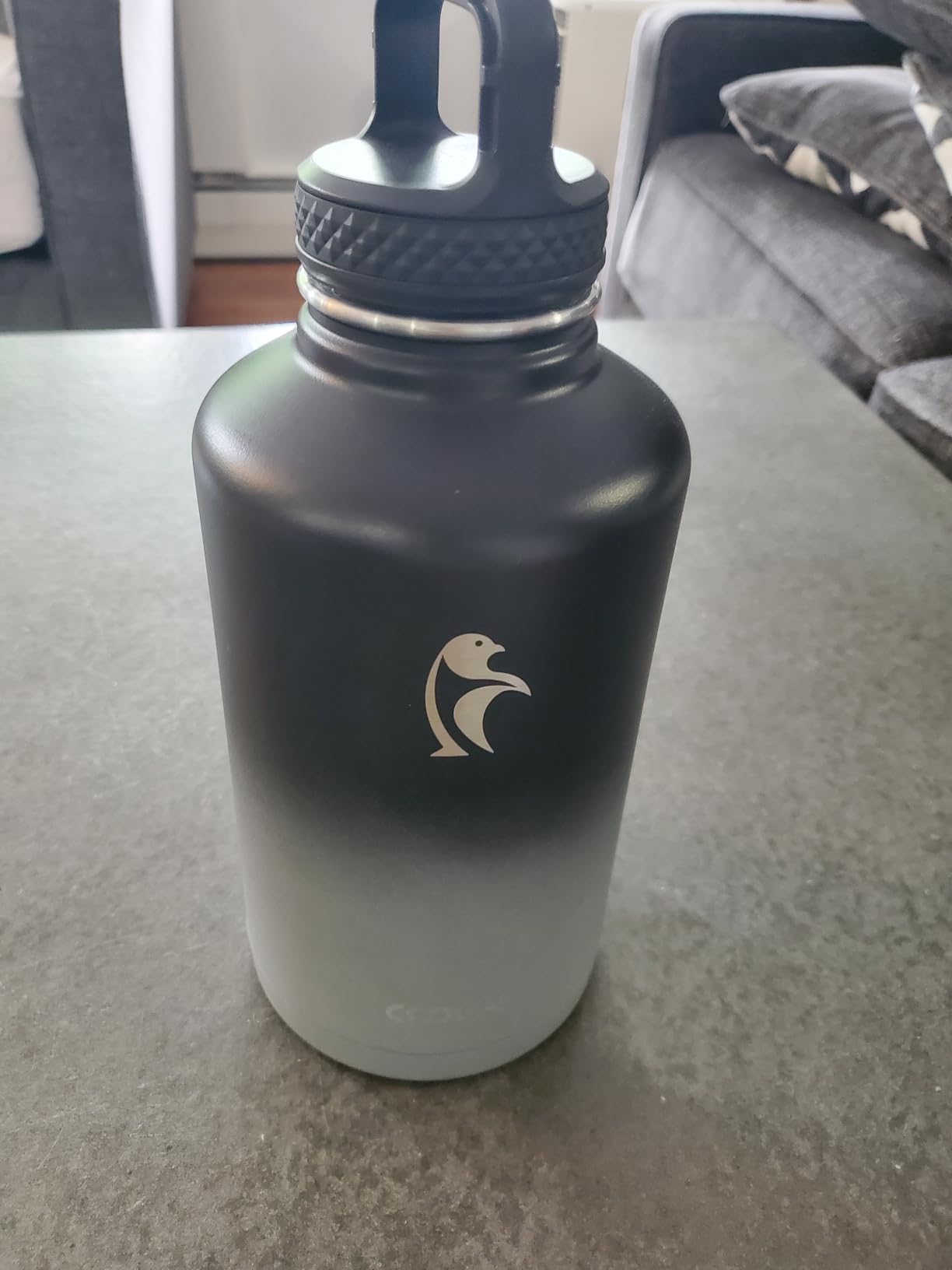 Coolflask Half Gallon Water Bottle Insulated with Straw & 3 Leakproof Lids customer photo 1